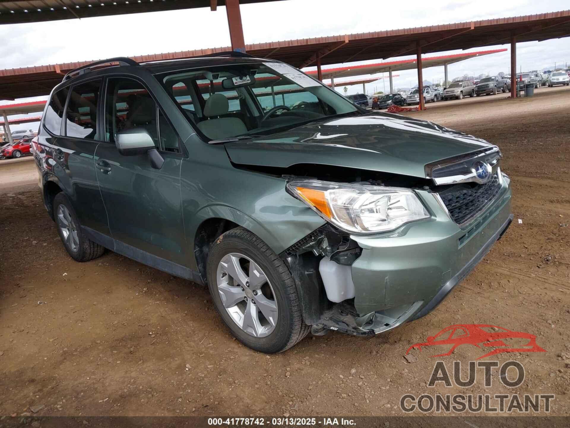 SUBARU FORESTER 2015 - JF2SJAFC6FH531597