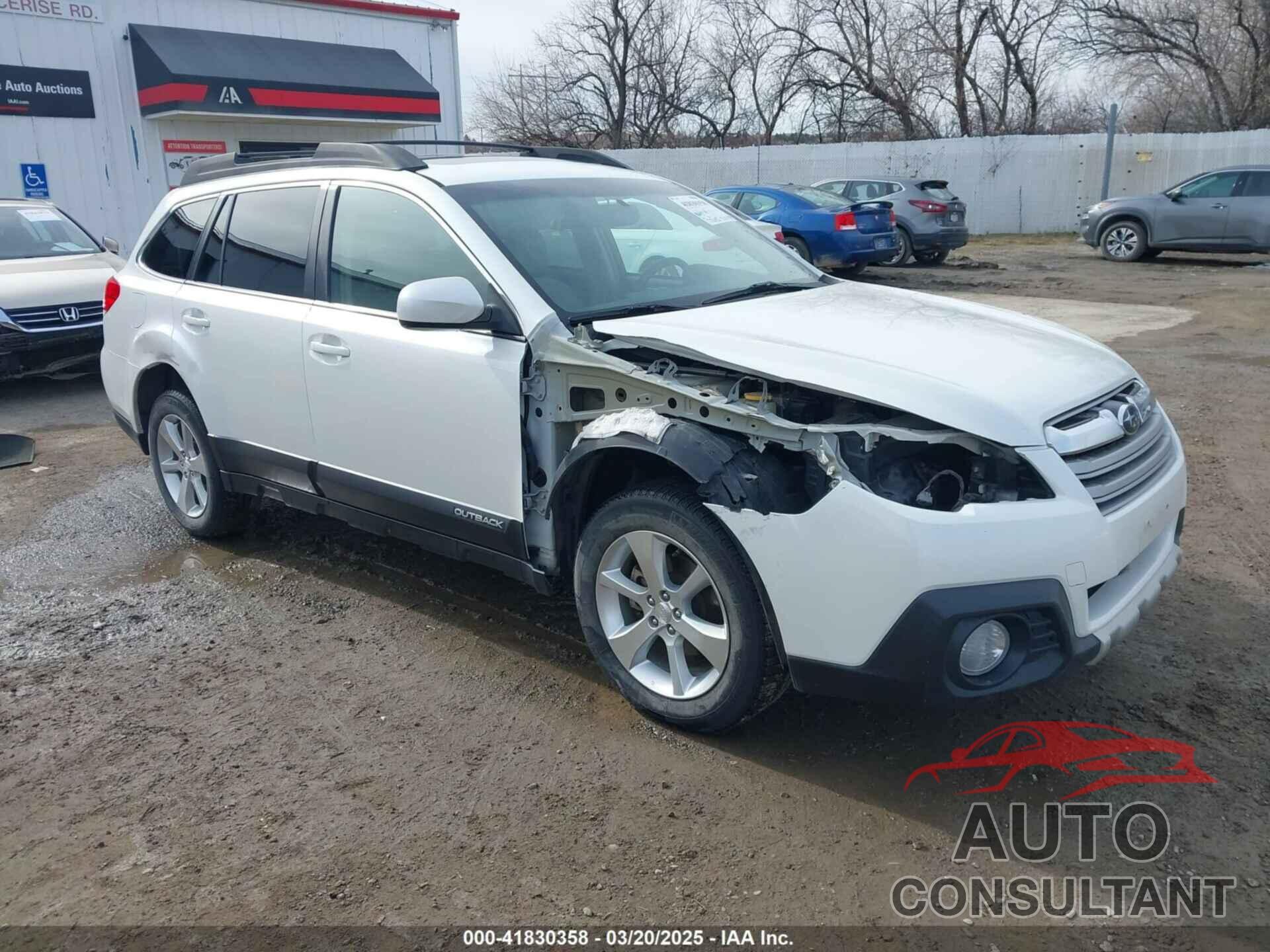 SUBARU OUTBACK 2014 - 4S4BRBLCXE3313154