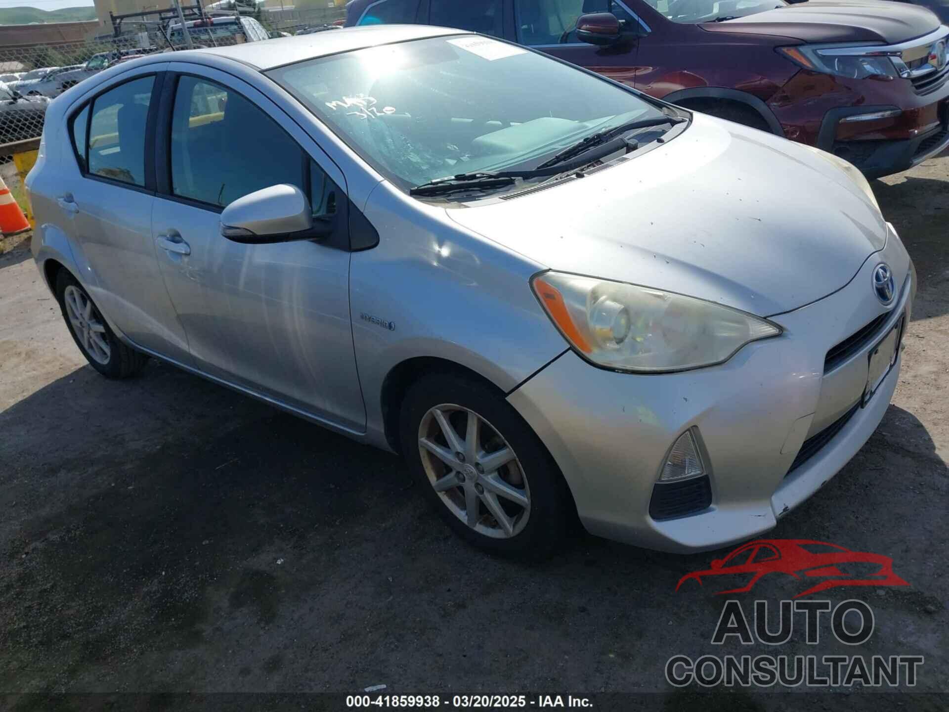 TOYOTA PRIUS C 2013 - JTDKDTB3XD1534662