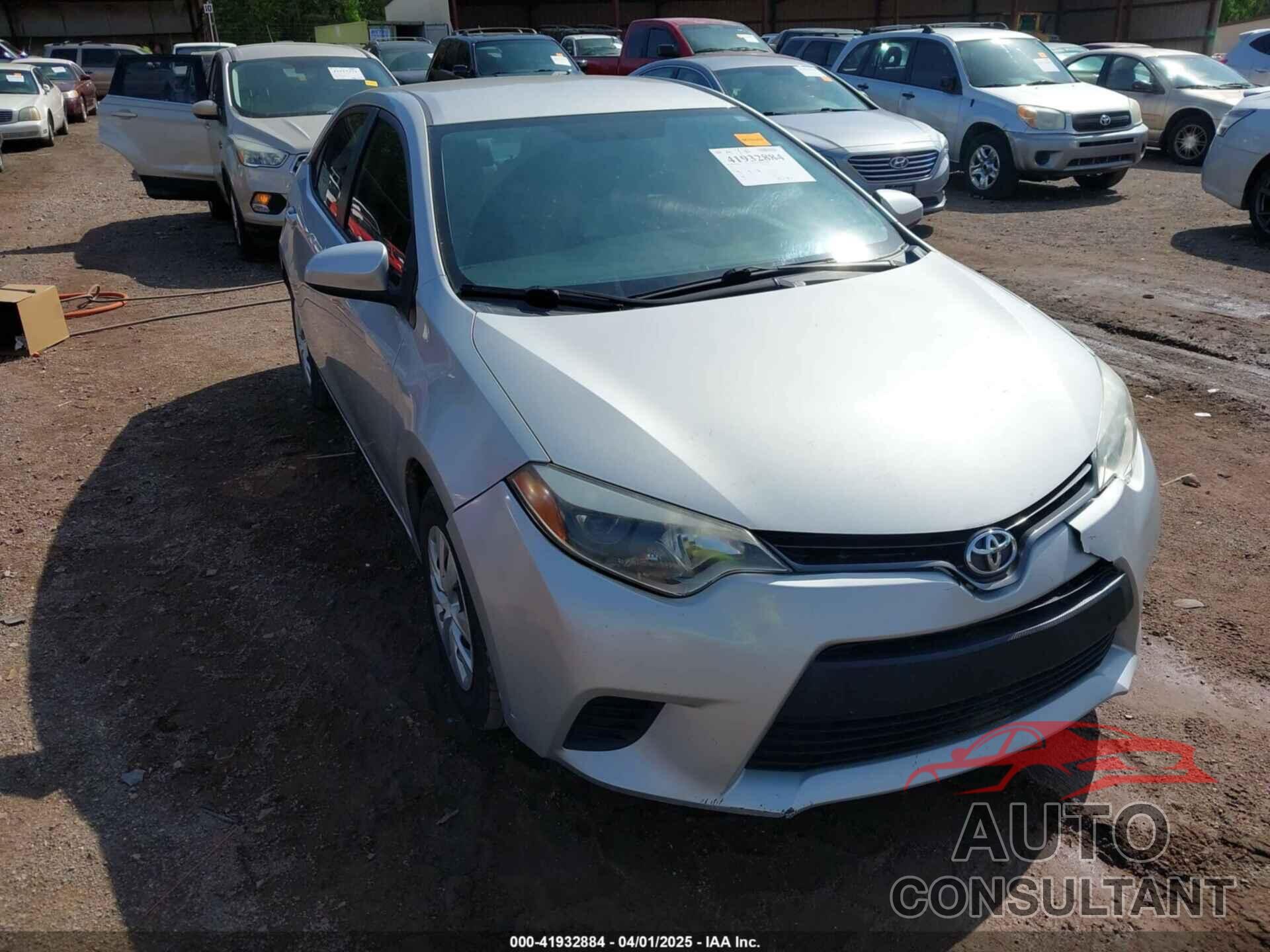 TOYOTA COROLLA 2016 - 2T1BURHE9GC678876