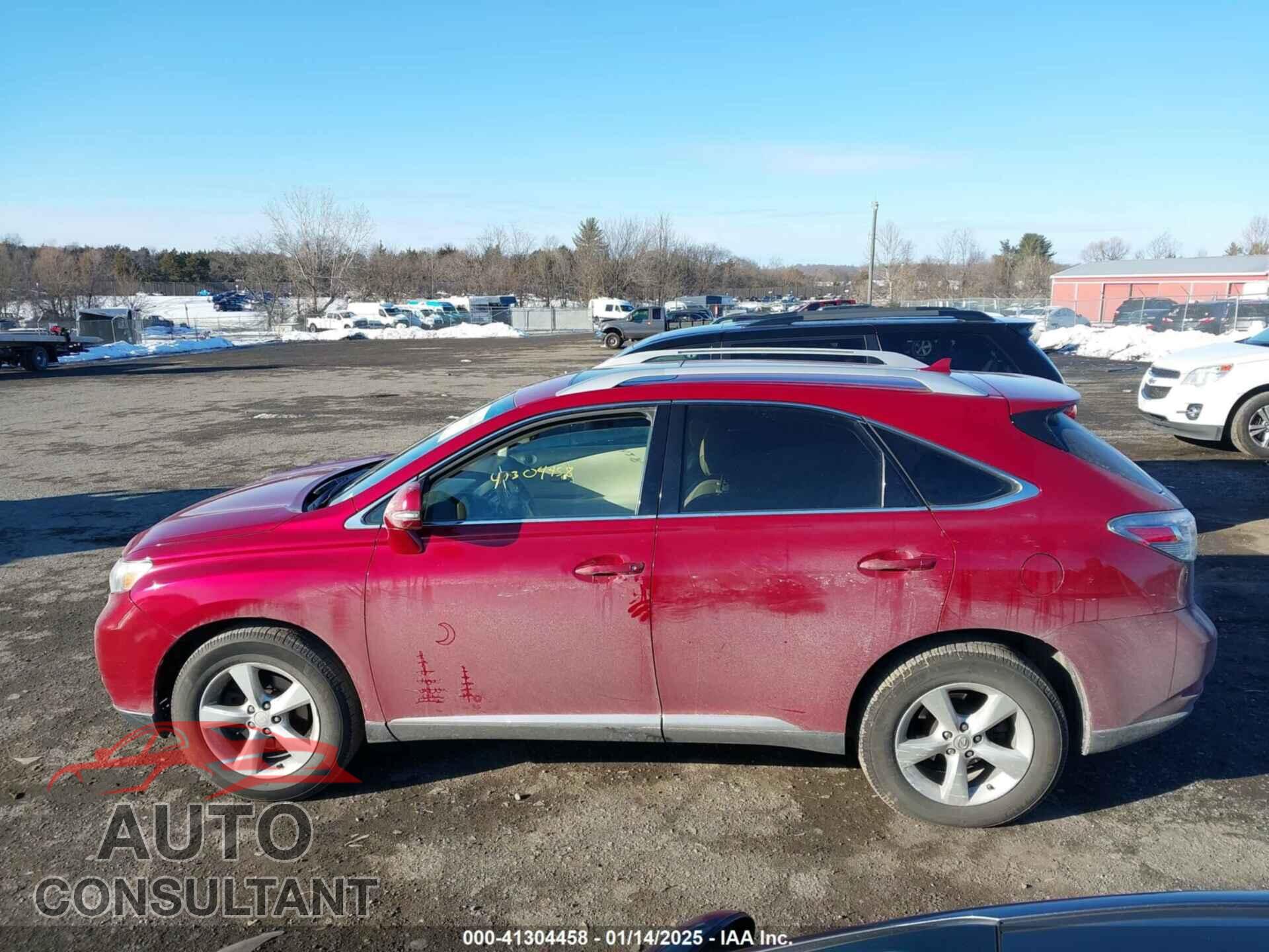 LEXUS RX 350 2011 - 2T2BK1BA6BC083629