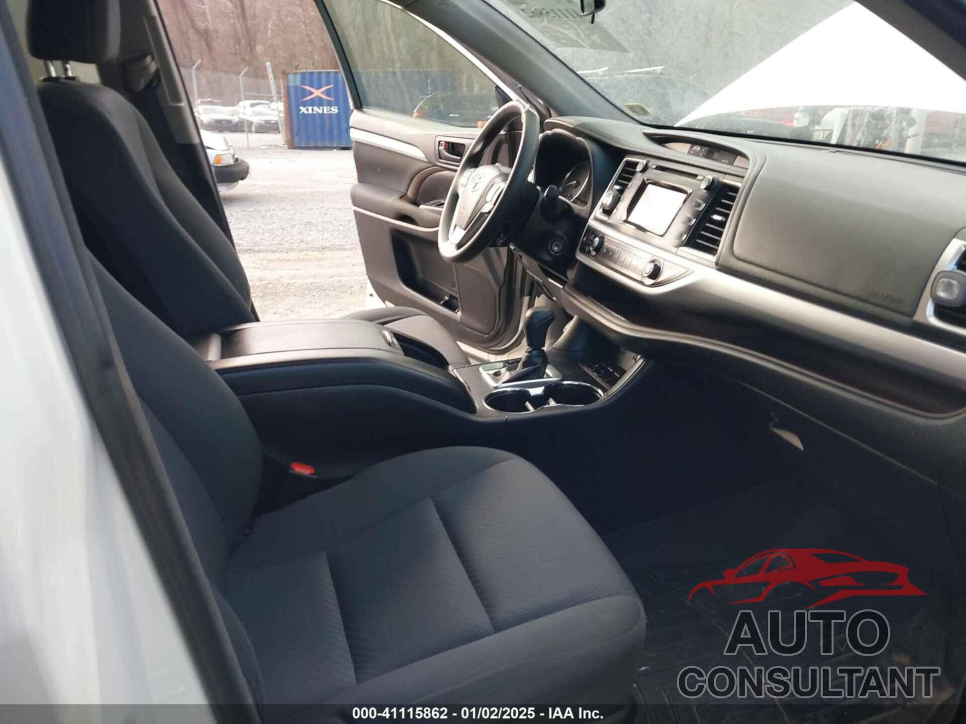TOYOTA HIGHLANDER 2016 - 5TDZKRFH0GS154945
