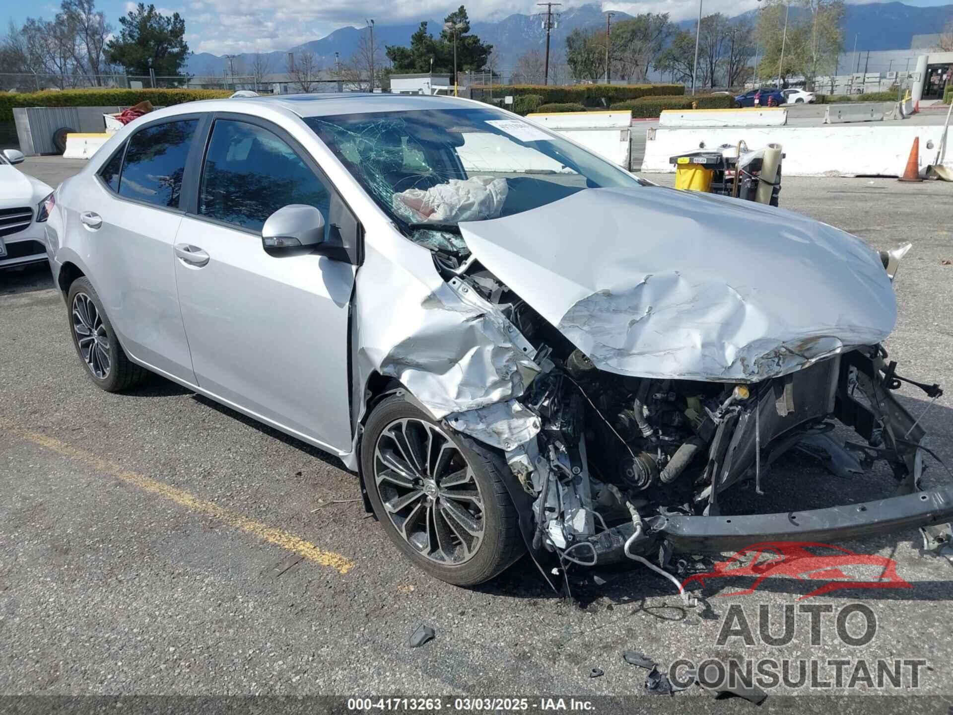 TOYOTA COROLLA 2016 - 5YFBURHE3GP540430
