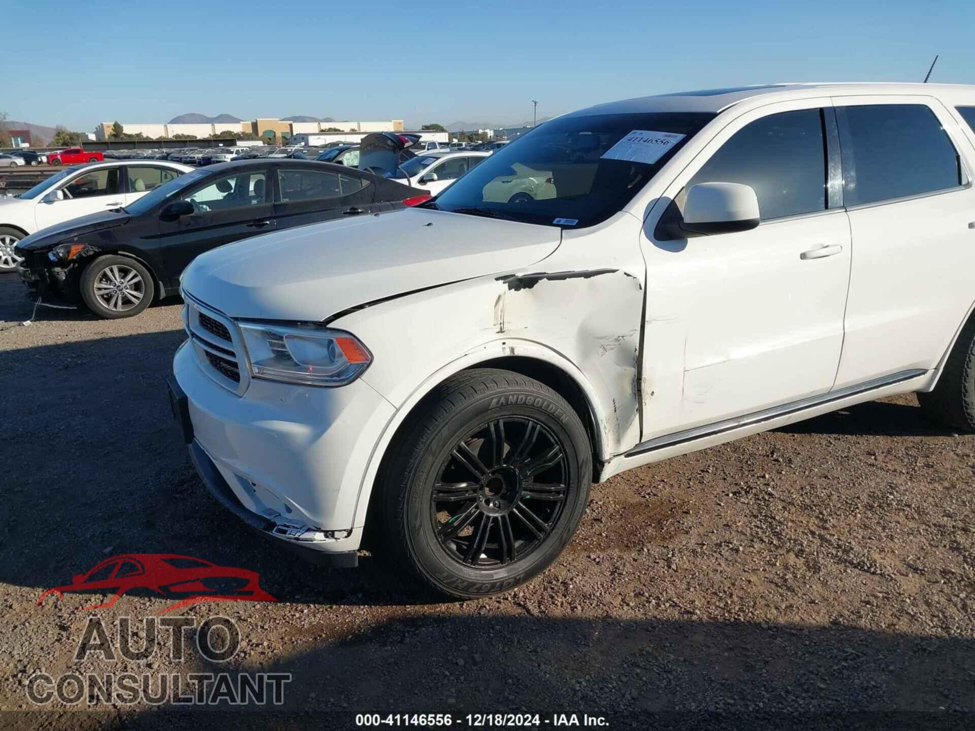 DODGE DURANGO 2012 - 1C4RDHAGXCC257238