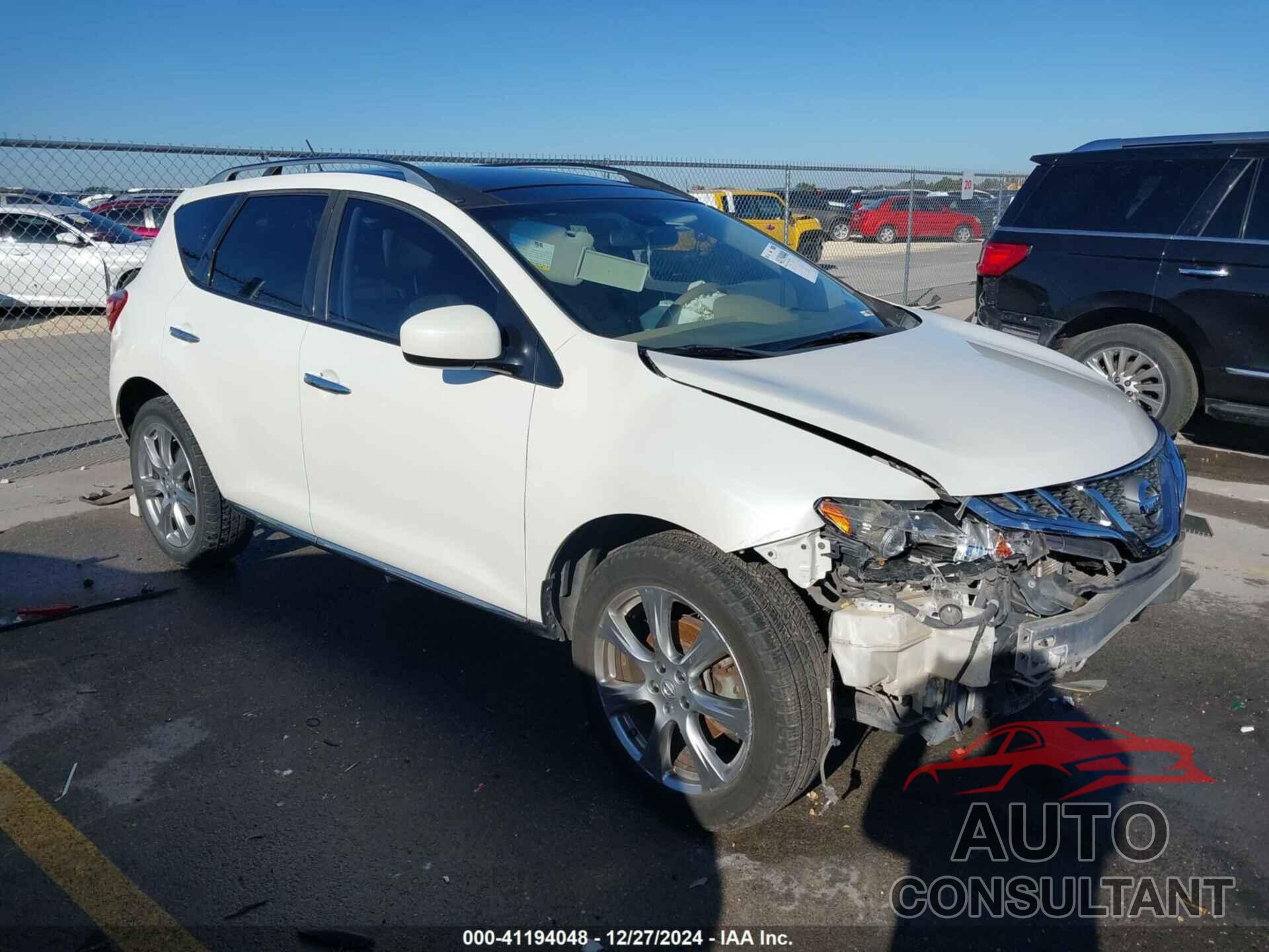 NISSAN MURANO 2014 - JN8AZ1MU5EW403204