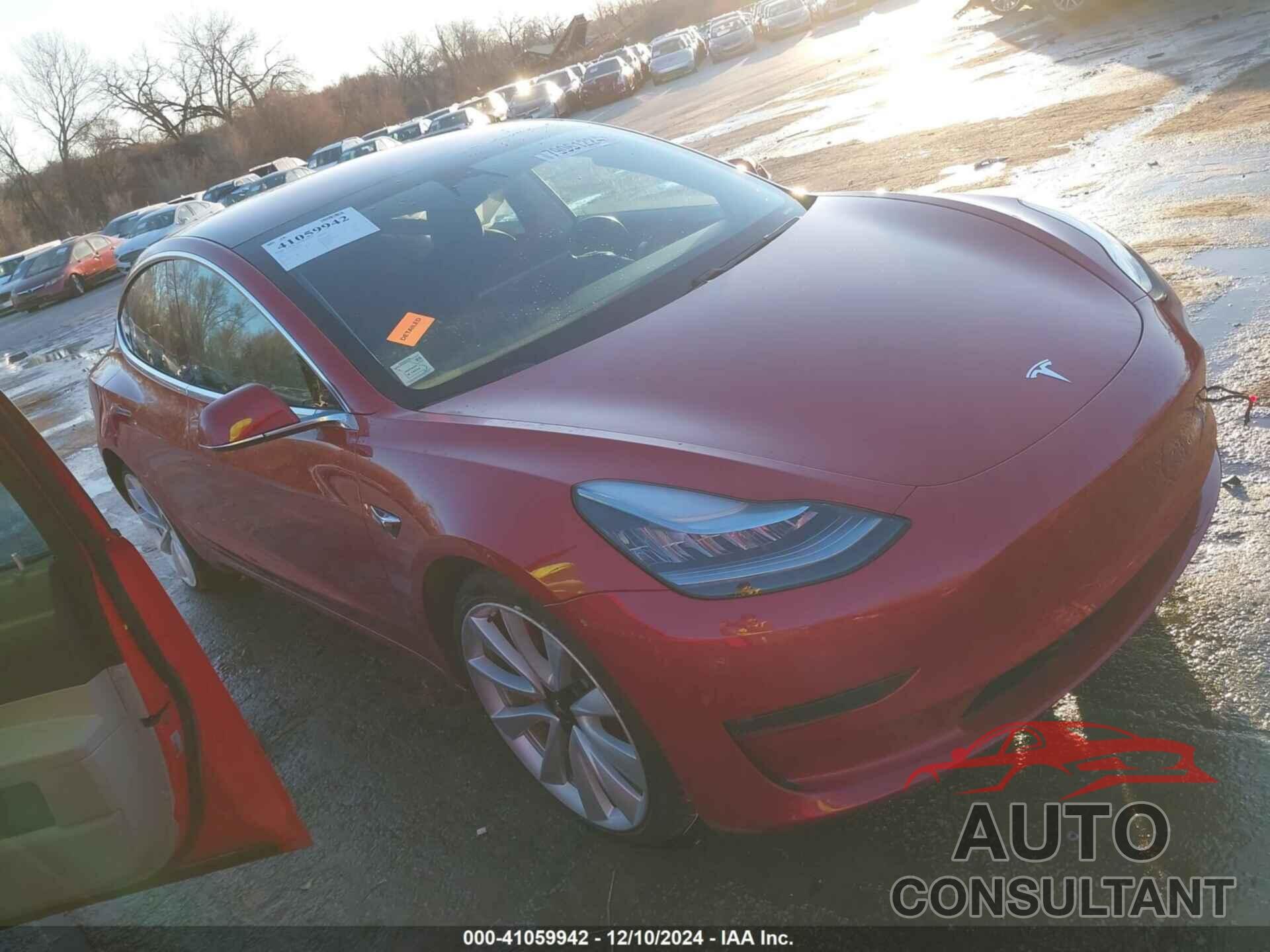 TESLA MODEL 3 2018 - 5YJ3E1EB3JF083652