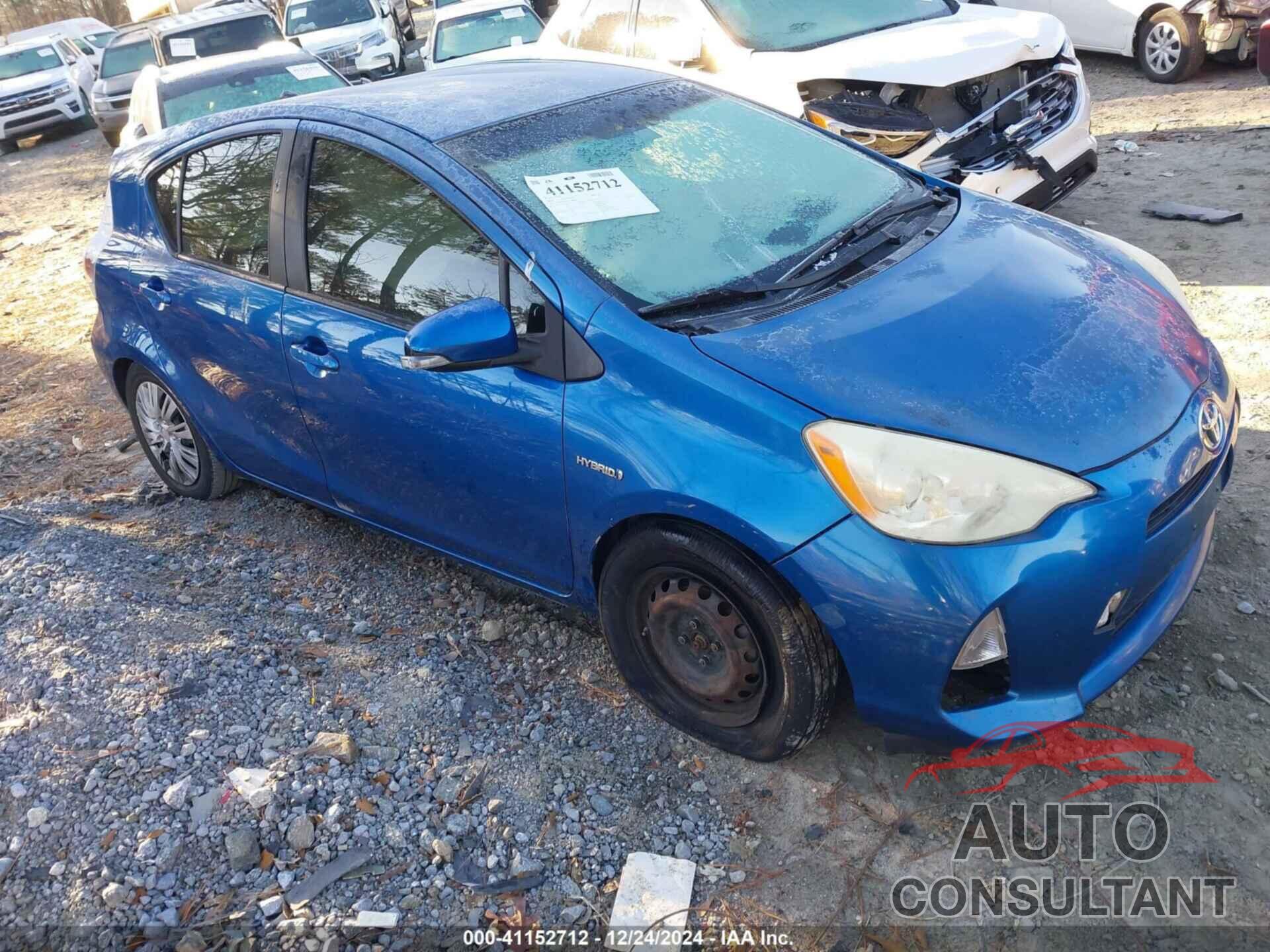 TOYOTA PRIUS C 2012 - JTDKDTB30C1518808