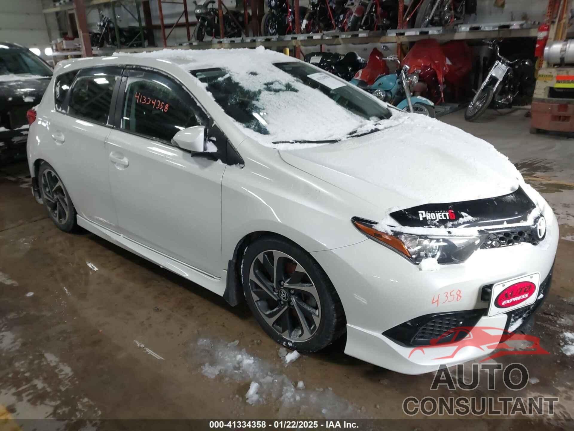 TOYOTA COROLLA IM 2017 - JTNKARJE5HJ528915