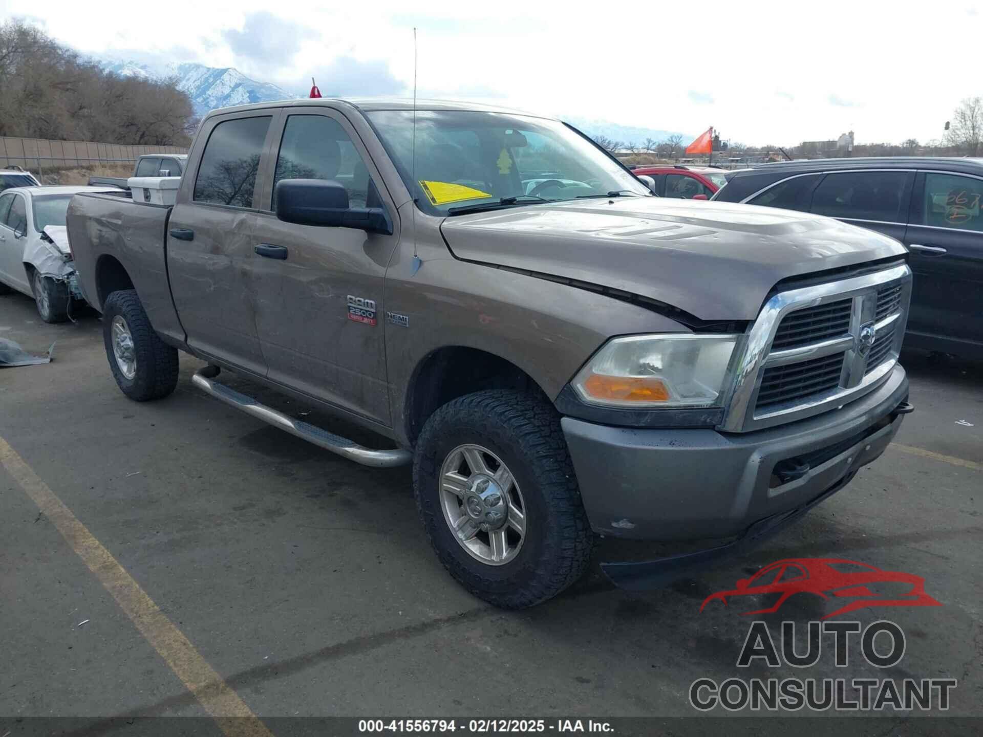 DODGE RAM 2500 2010 - 3D7TT2CT0AG176247