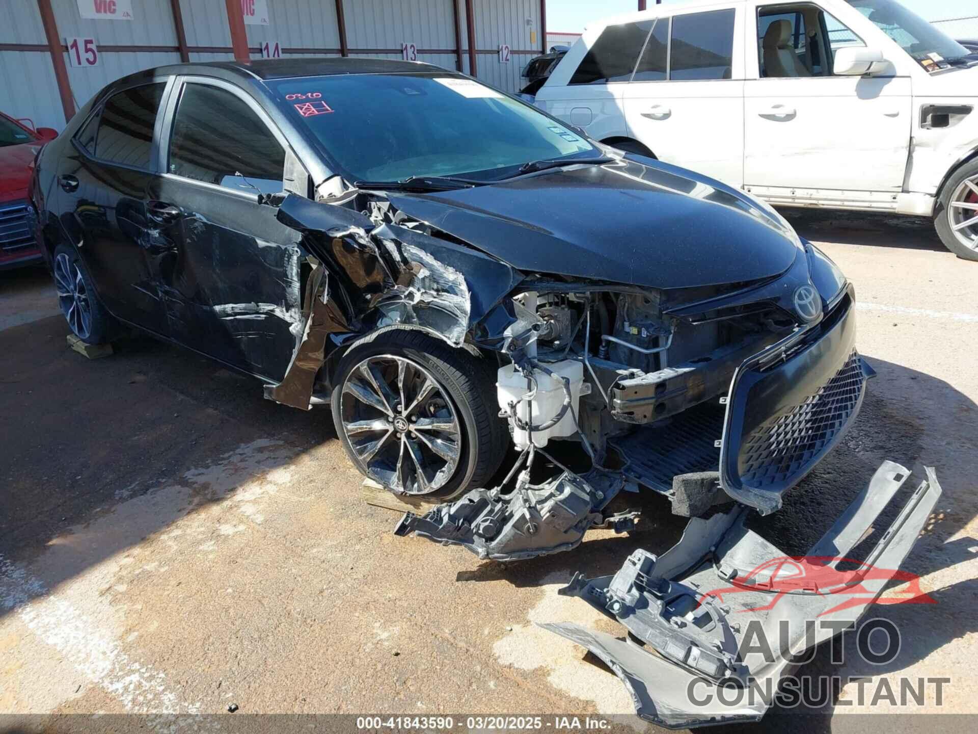 TOYOTA COROLLA 2017 - 2T1BURHE0HC748377
