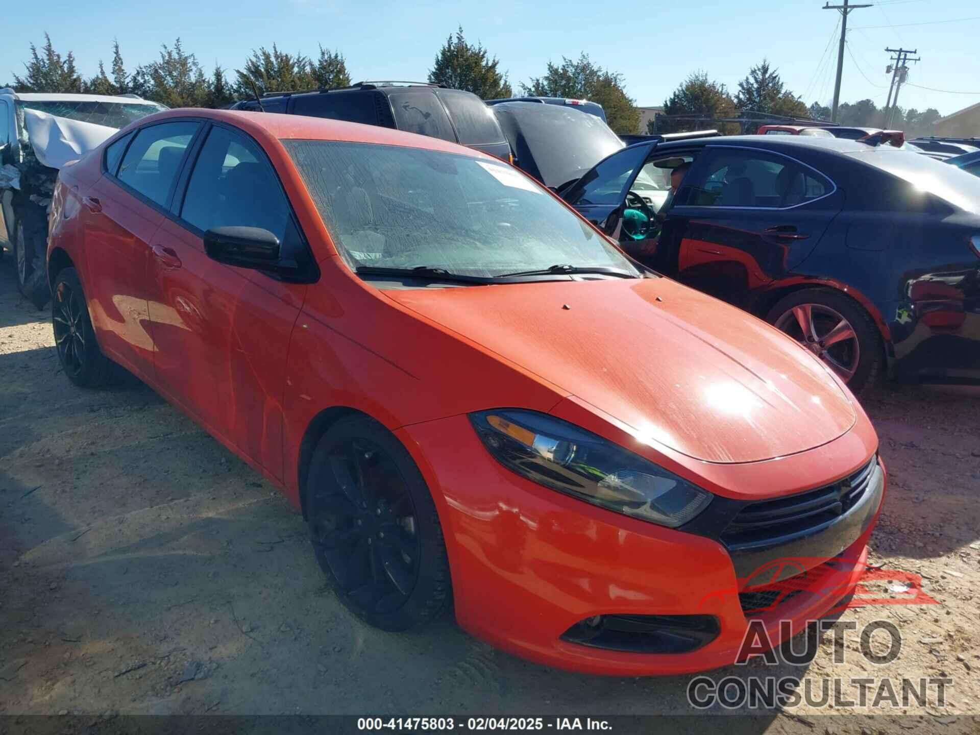 DODGE DART 2016 - 1C3CDFBB8GD701914