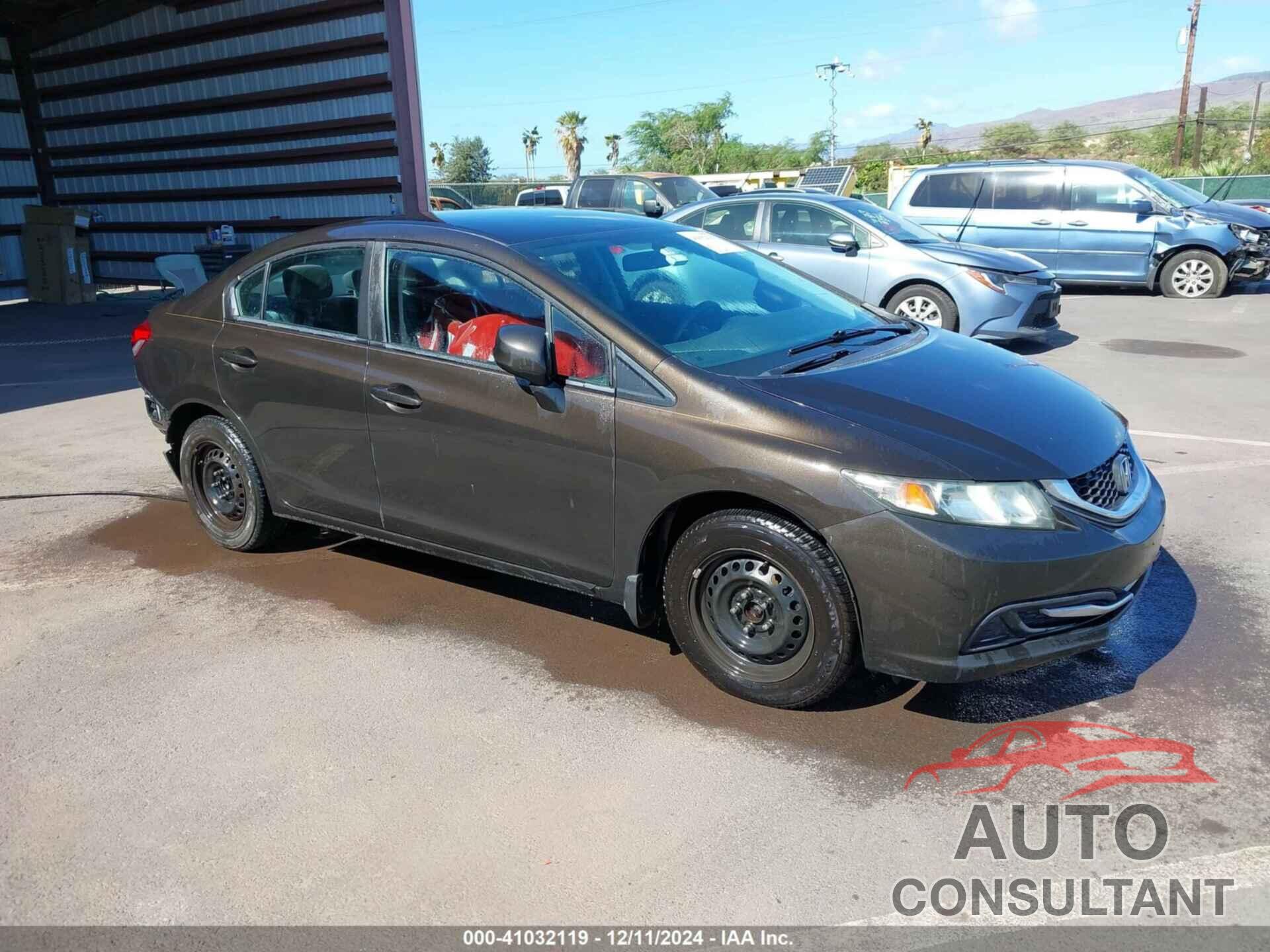 HONDA CIVIC 2013 - 2HGFB2F50DH563166