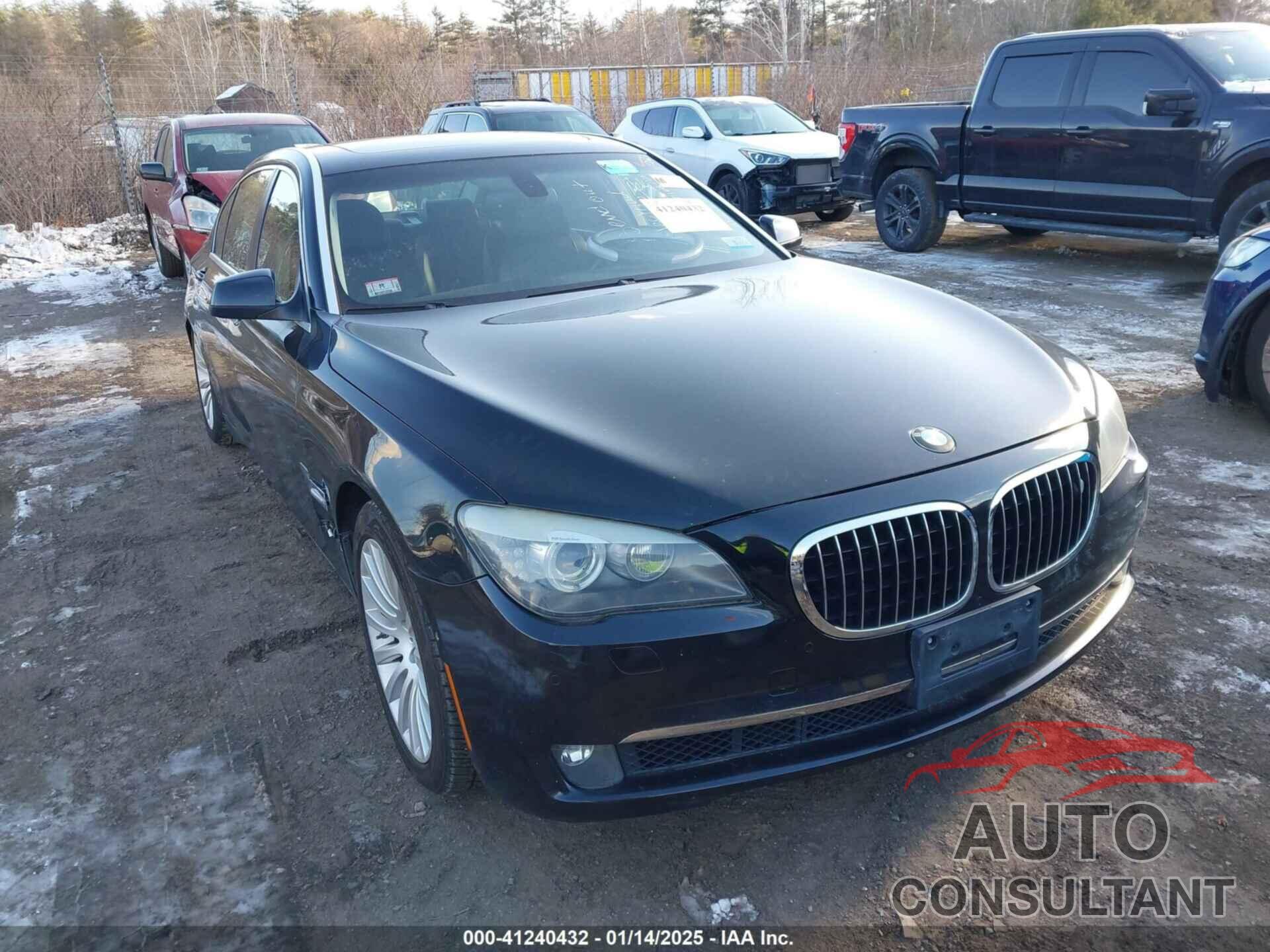 BMW 750LI 2009 - WBAKB835X9CY61719