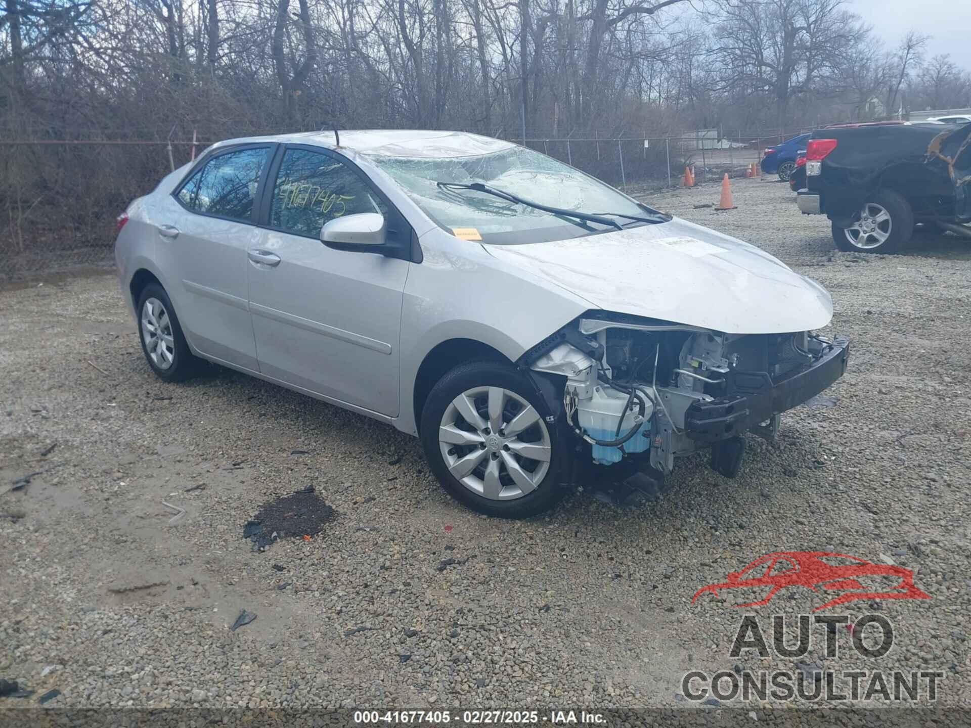 TOYOTA COROLLA 2015 - 2T1BURHE6FC281401