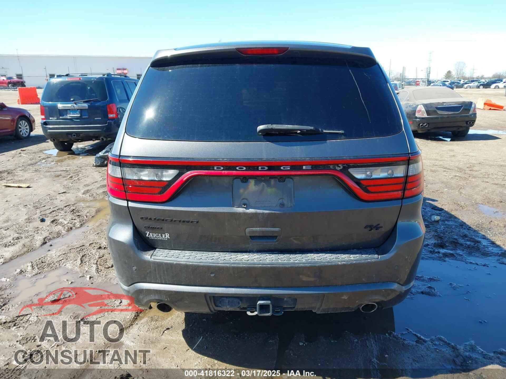DODGE DURANGO 2017 - 1C4SDJCT6HC697502