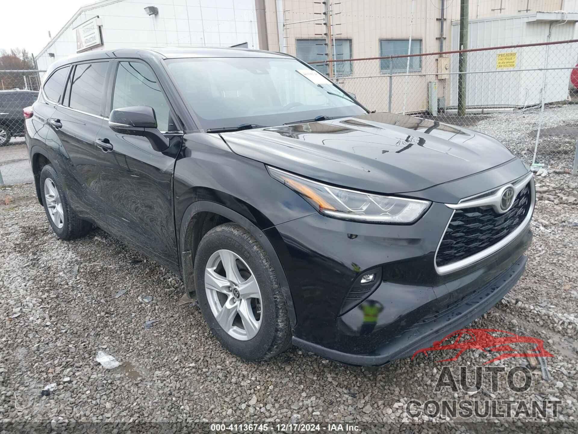 TOYOTA HIGHLANDER 2021 - 5TDCZRBH8MS124322