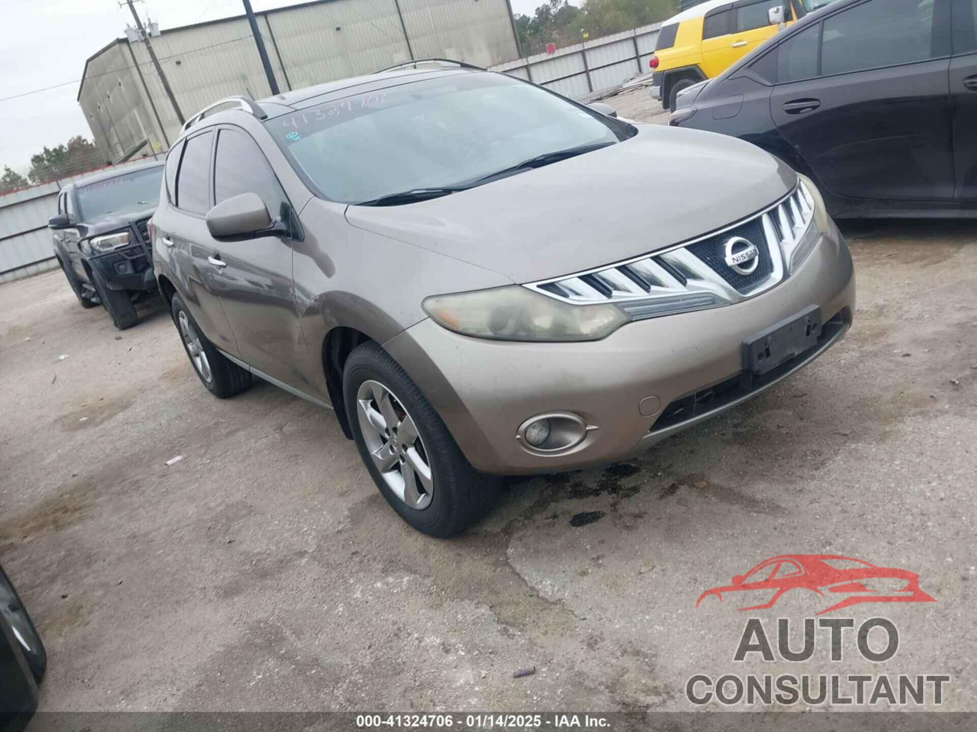 NISSAN MURANO 2009 - JN8AZ18U79W100389