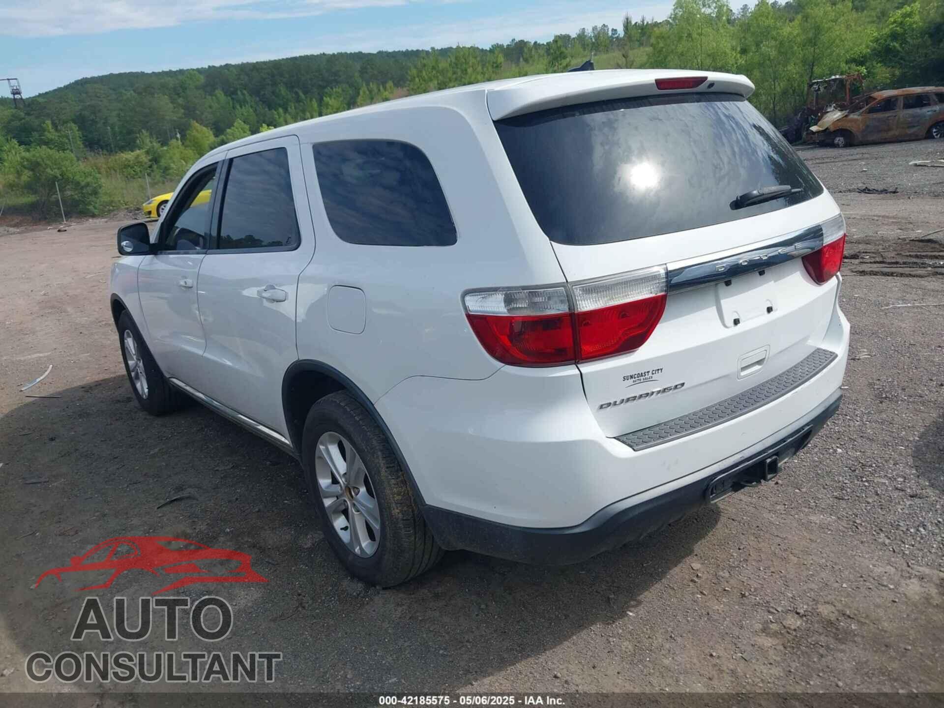 DODGE DURANGO 2013 - 1C4RDJAG4DC512491