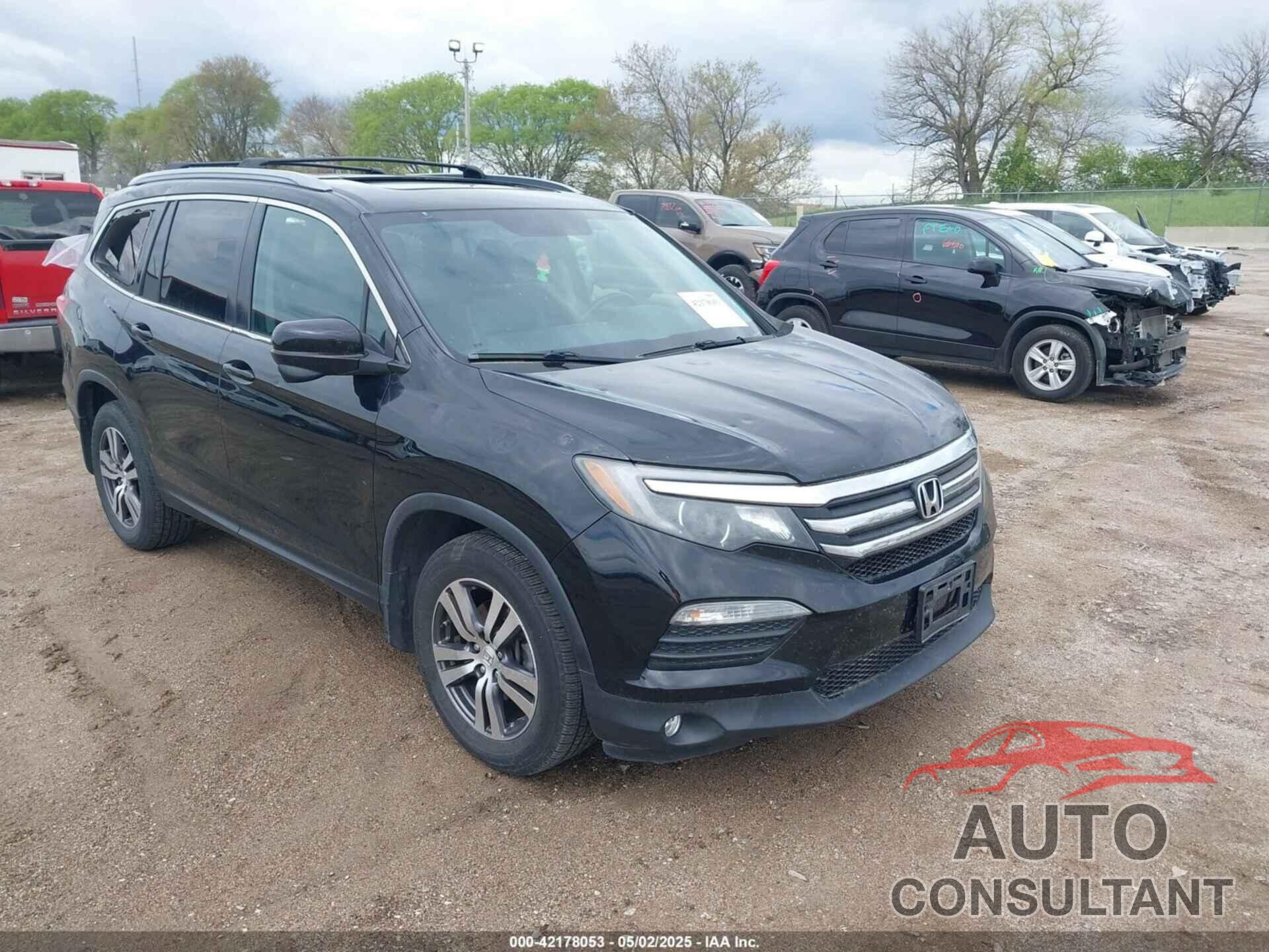 HONDA PILOT 2017 - 5FNYF6H51HB045854