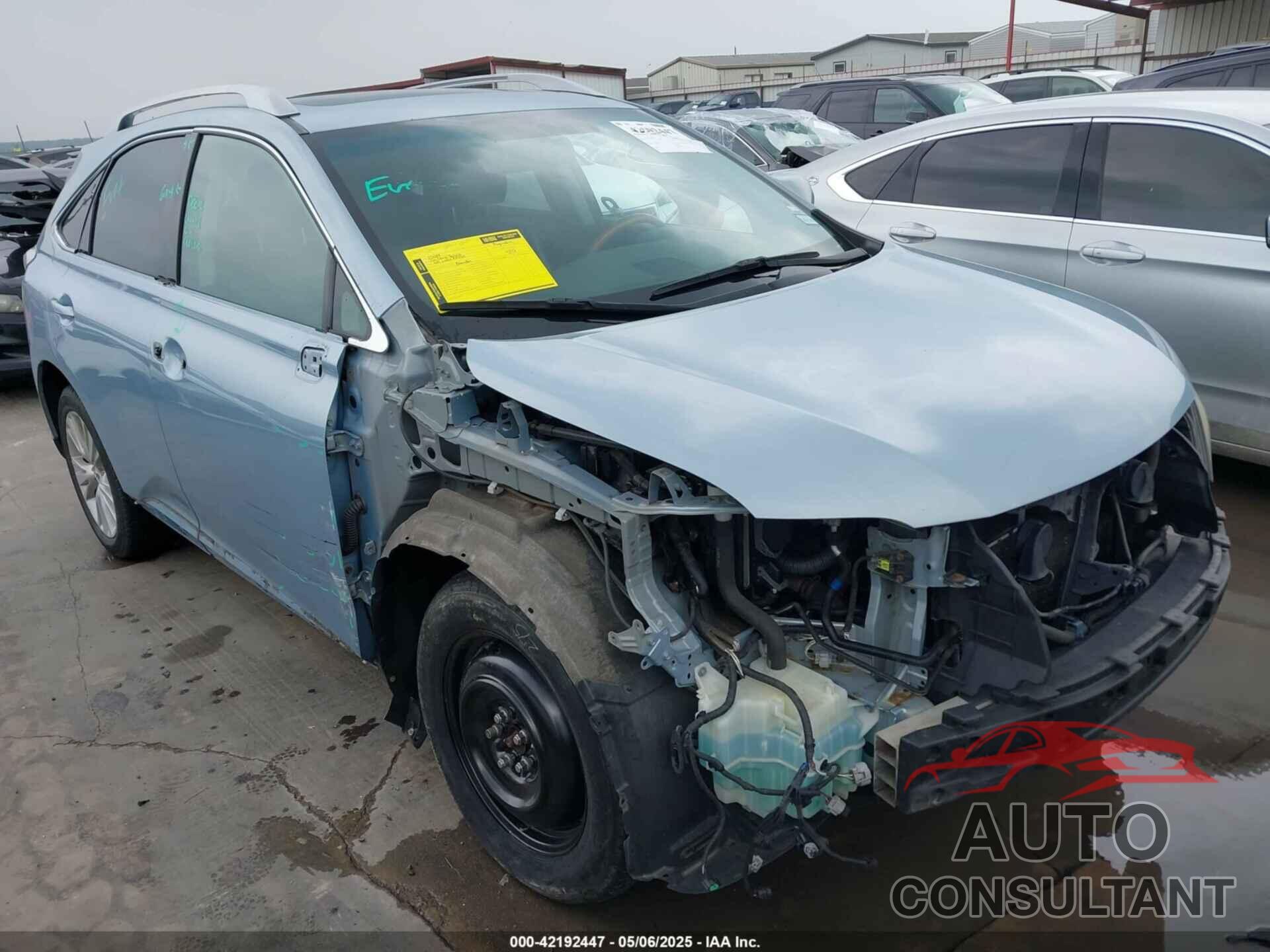 LEXUS RX 450H 2011 - JTJBC1BA1B2417658