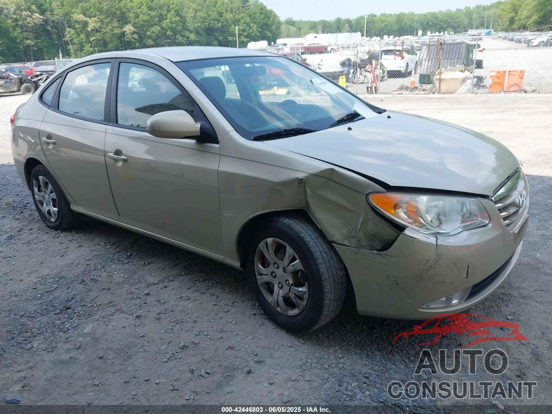 HYUNDAI ELANTRA 2010 - KMHDU4AD8AU110671