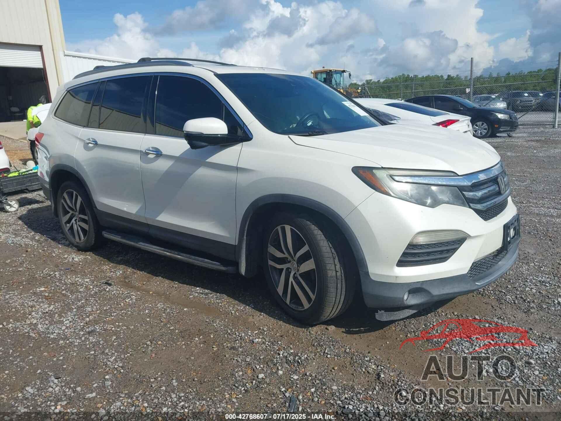 HONDA PILOT 2016 - 5FNYF5H96GB014689