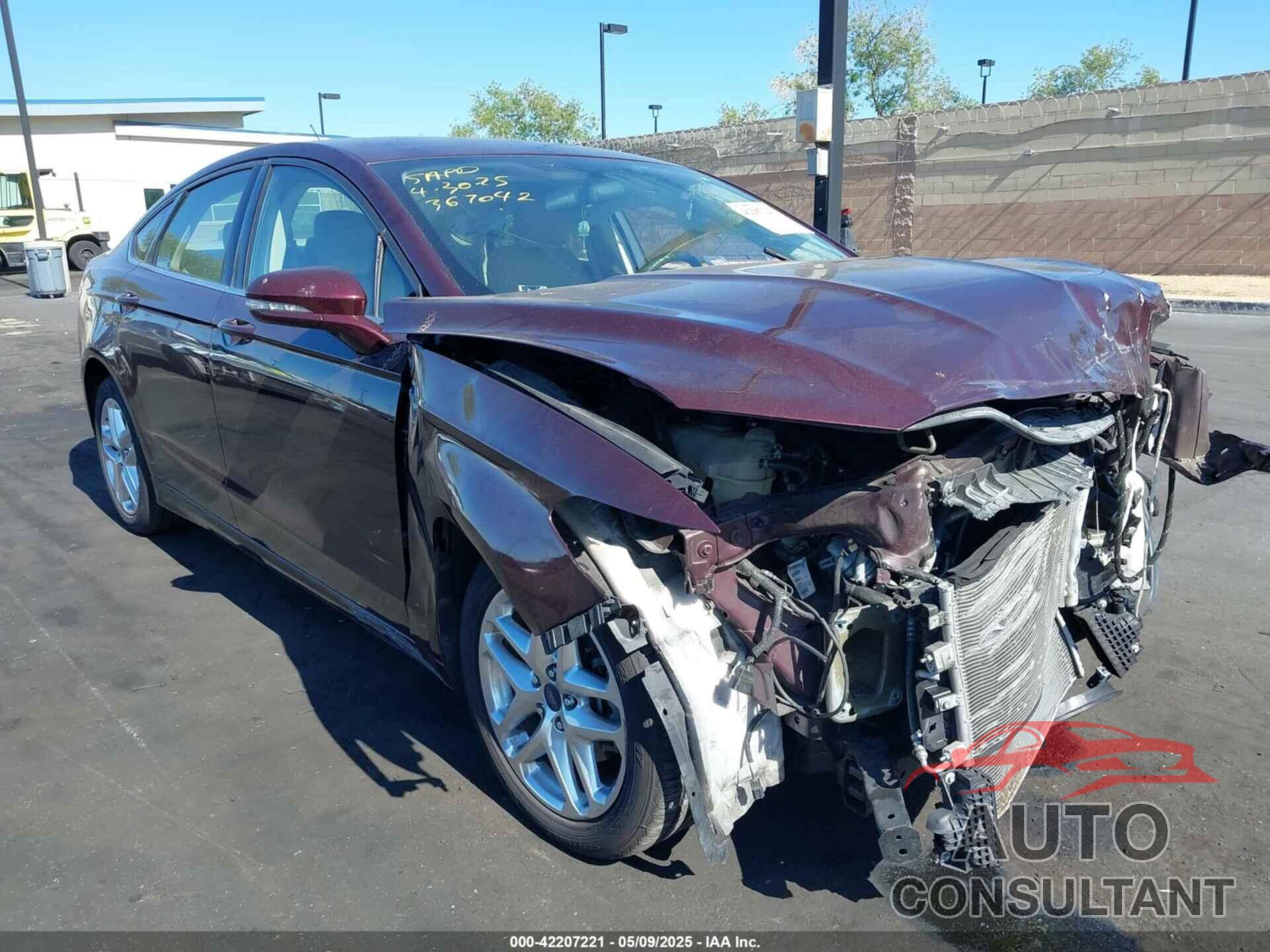 FORD FUSION 2013 - 3FA6P0HR4DR227406