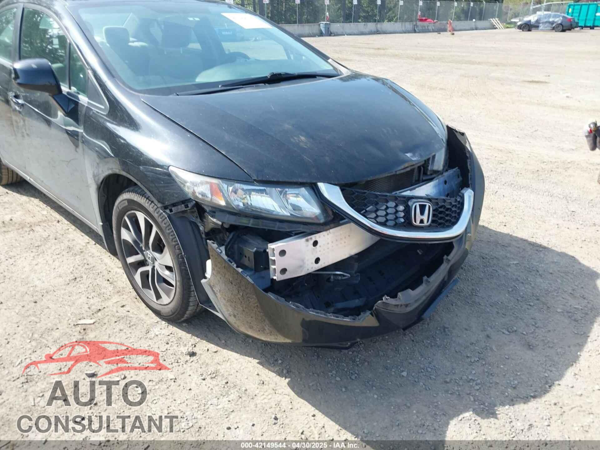HONDA CIVIC 2013 - 19XFB2F80DE264331