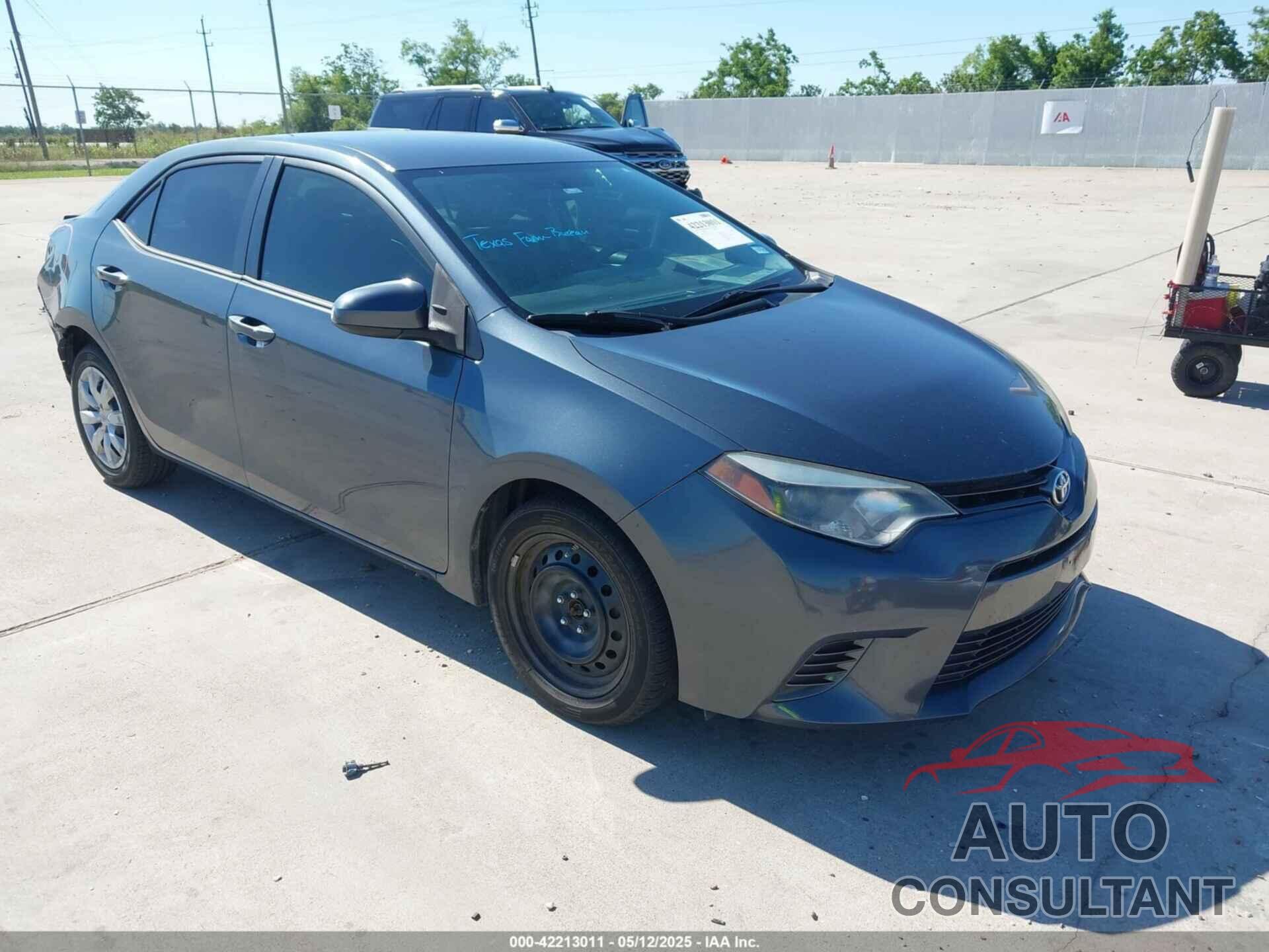 TOYOTA COROLLA 2015 - 2T1BURHE1FC393409