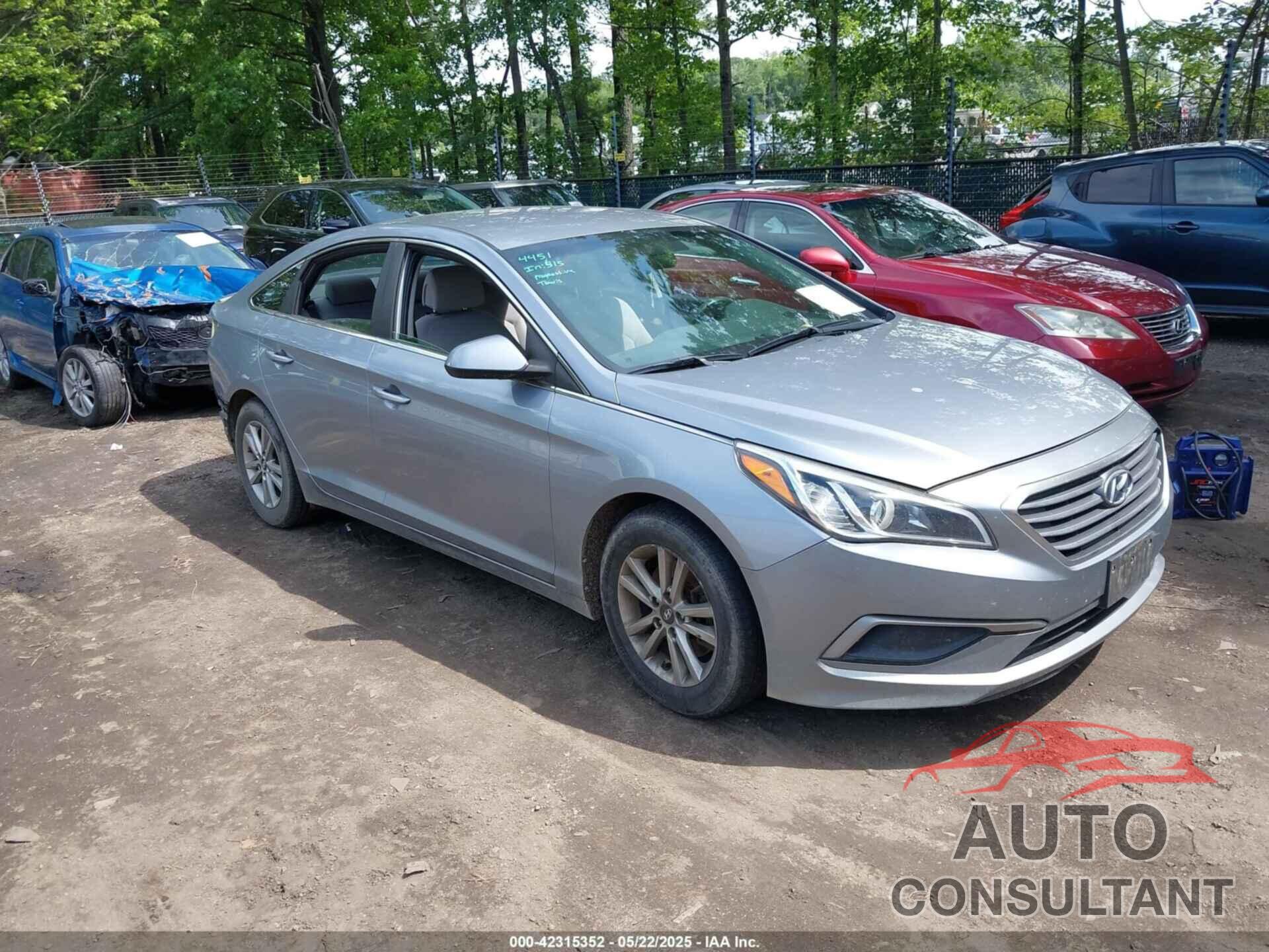 HYUNDAI SONATA 2017 - 5NPE24AFXHH522966