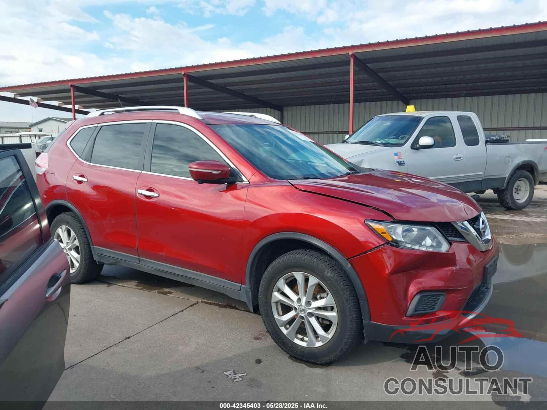 NISSAN ROGUE 2015 - KNMAT2MV0FP511740