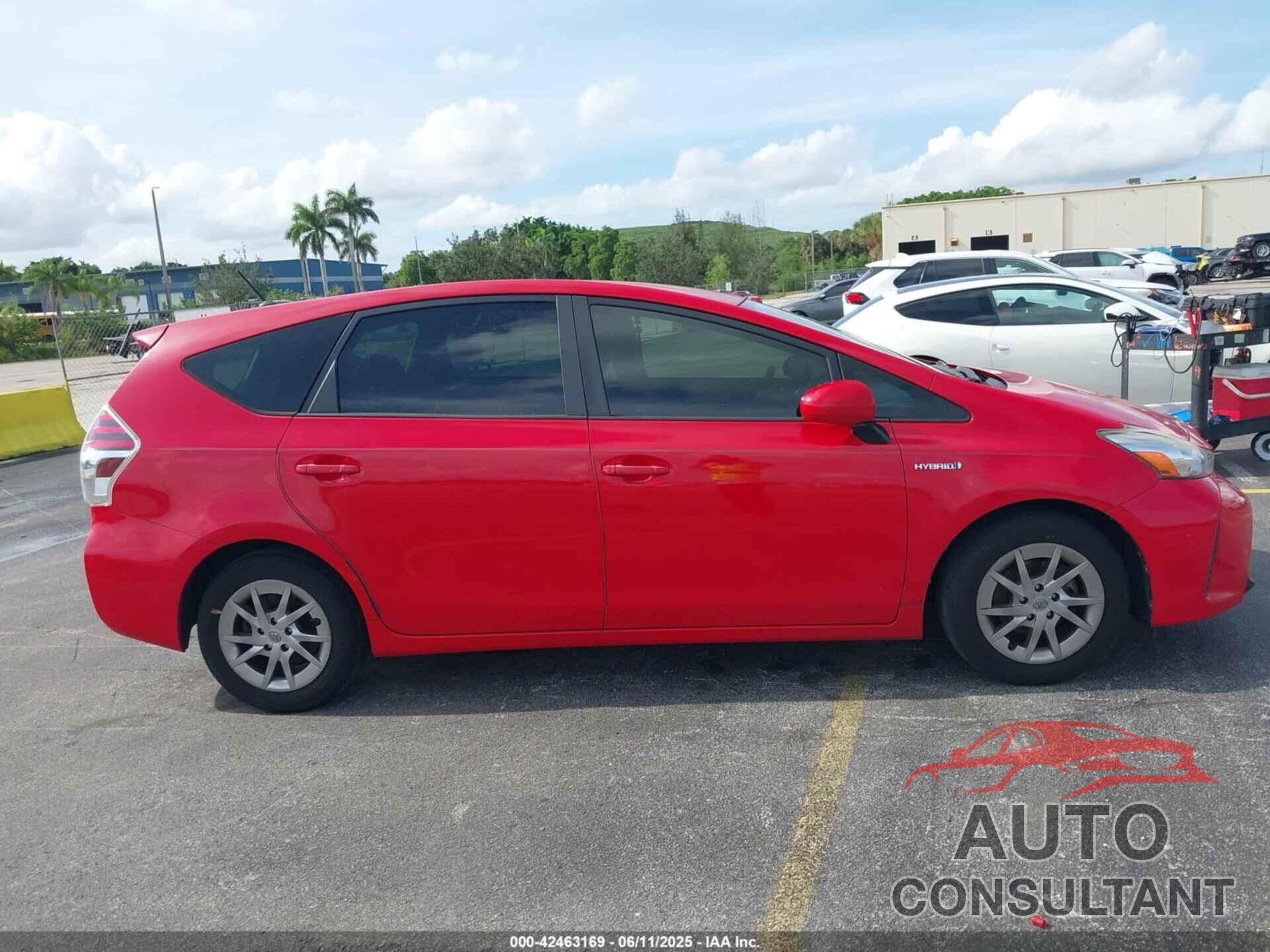 TOYOTA PRIUS V 2016 - JTDZN3EU2GJ052093