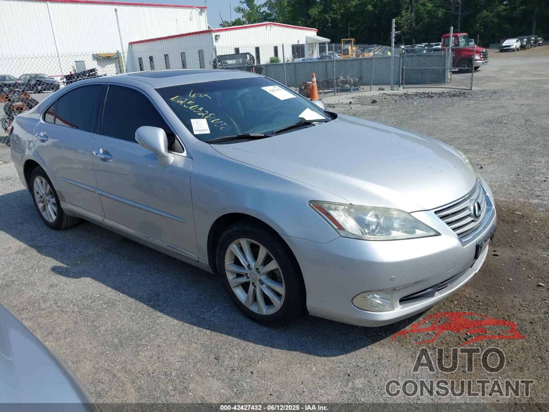 LEXUS ES 350 2011 - JTHBK1EG4B2451680
