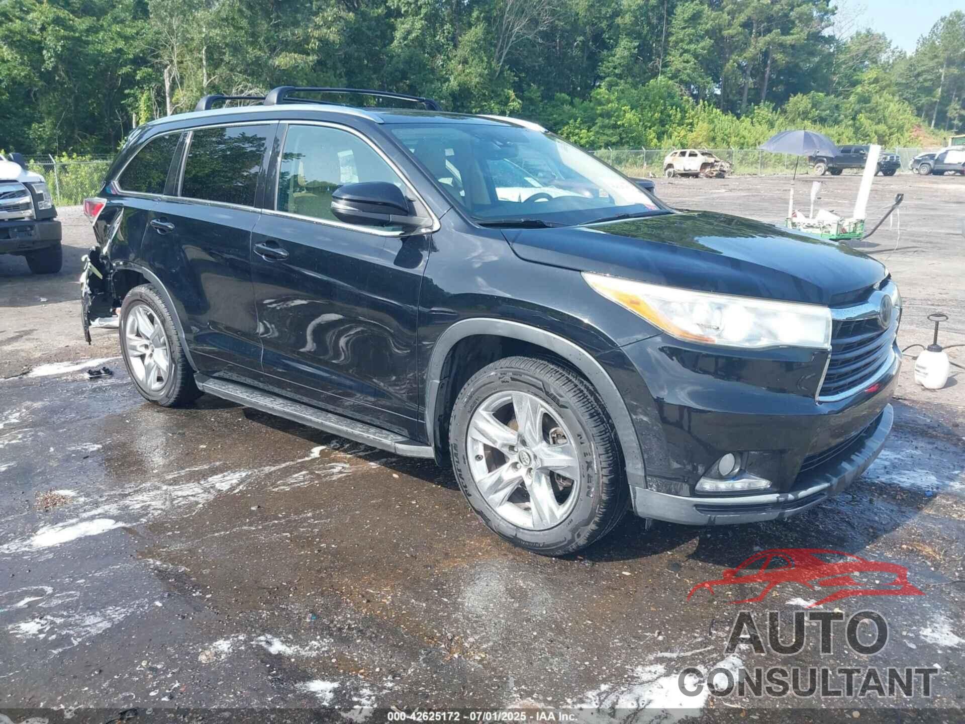 TOYOTA HIGHLANDER 2016 - 5TDDKRFH9GS297399