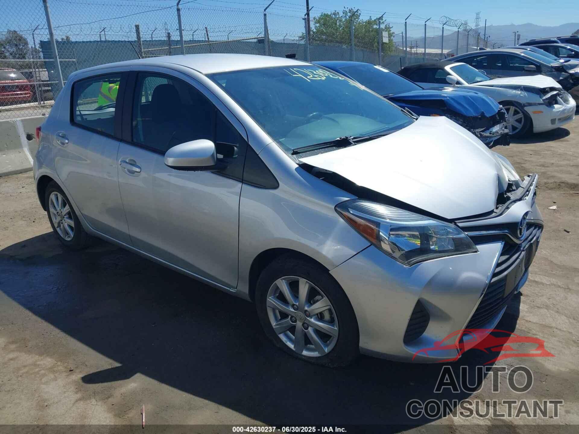 TOYOTA YARIS 2016 - VNKKTUD36GA061781