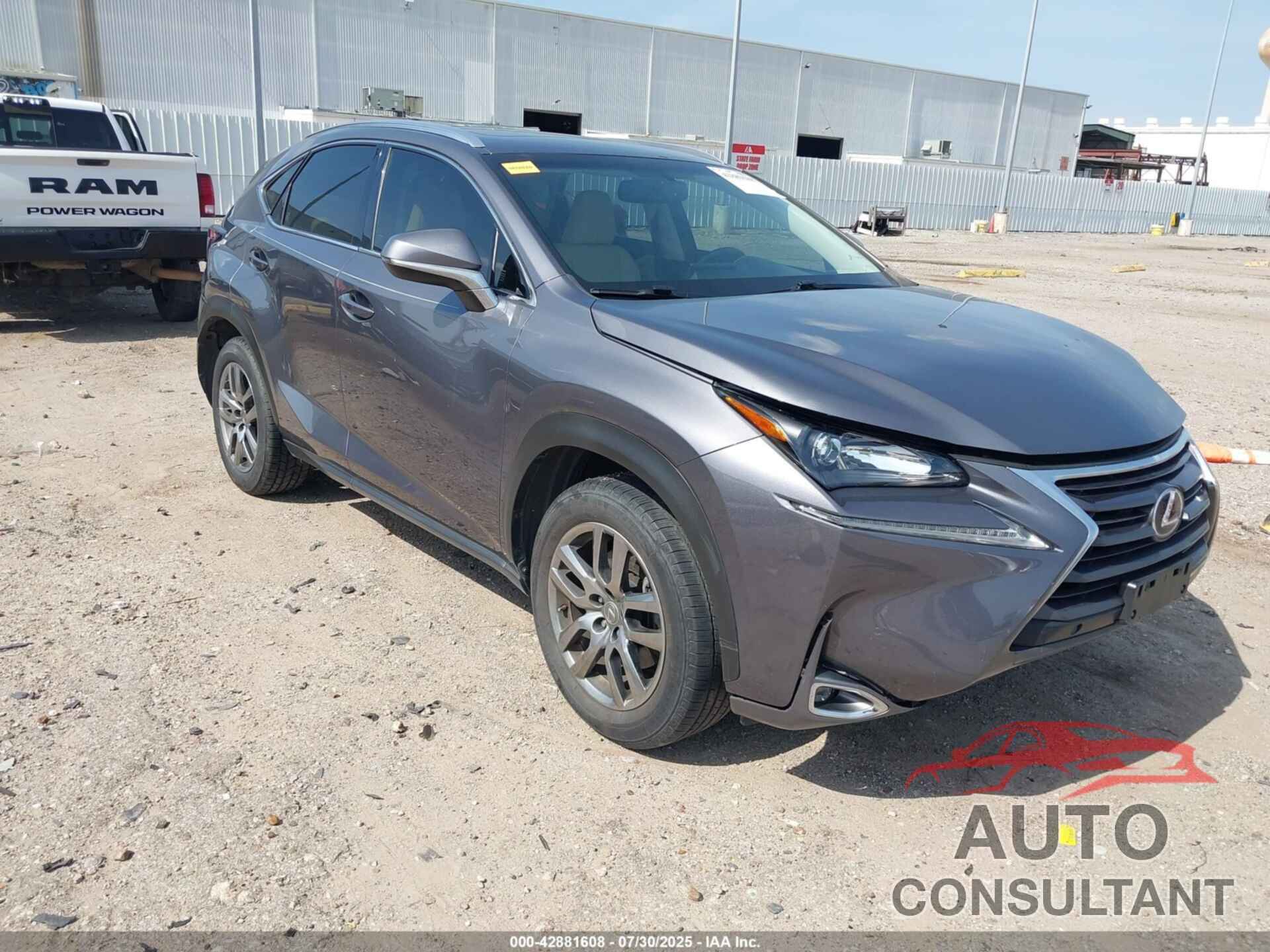 LEXUS NX 200T 2015 - JTJYARBZ2F2004089