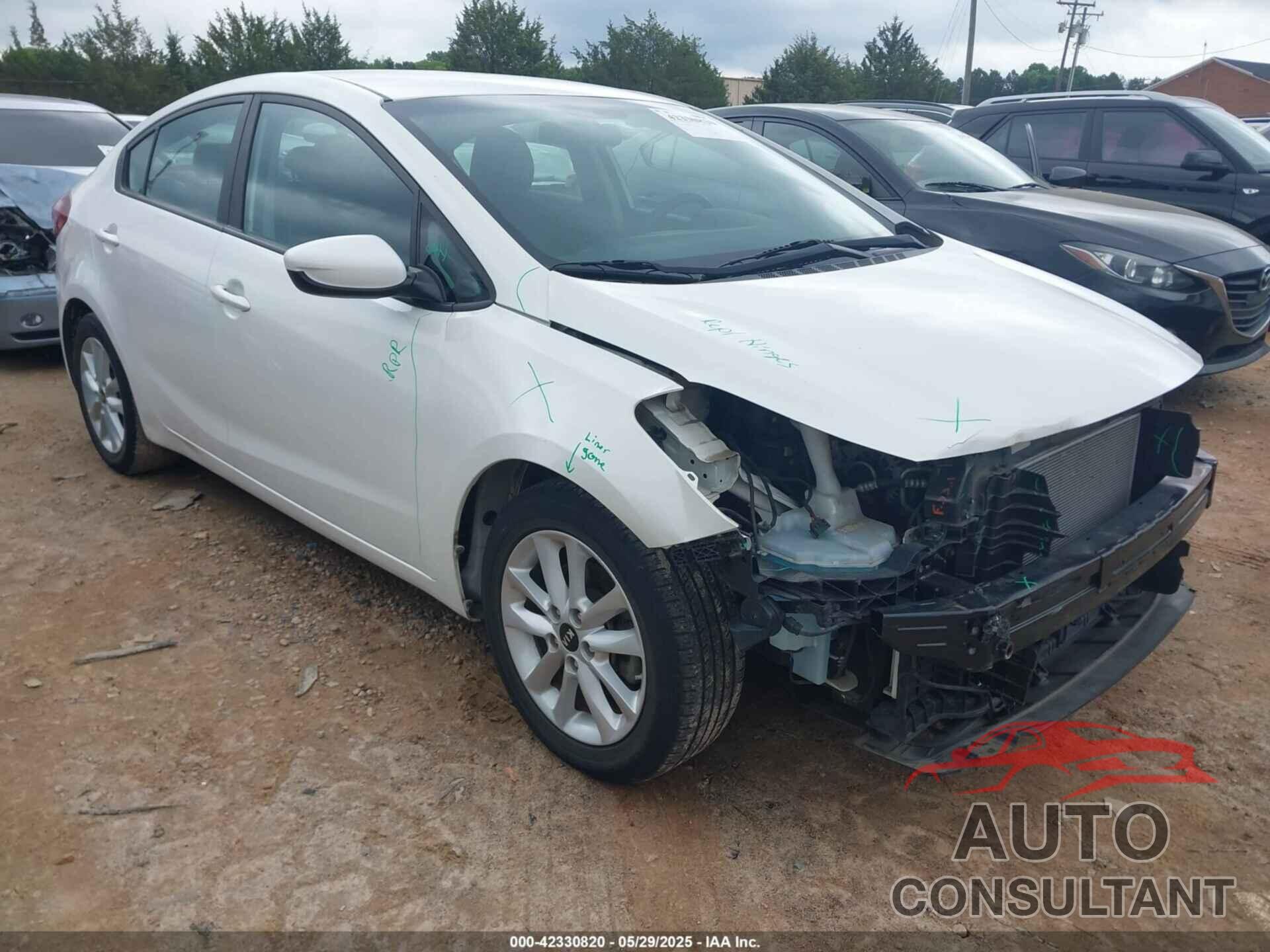 KIA FORTE 2017 - 3KPFL4A72HE023321