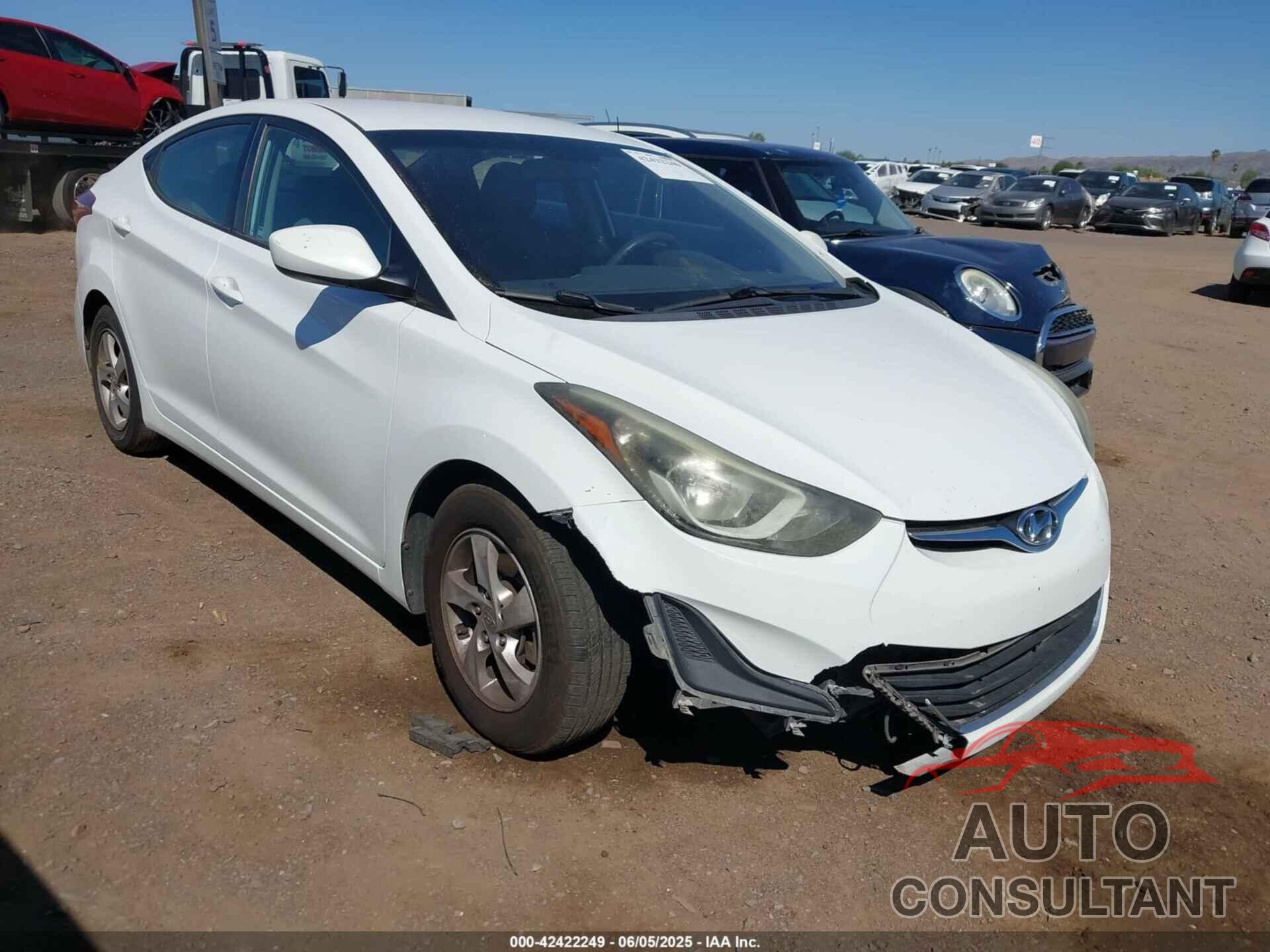 HYUNDAI ELANTRA 2014 - 5NPDH4AE3EH460212