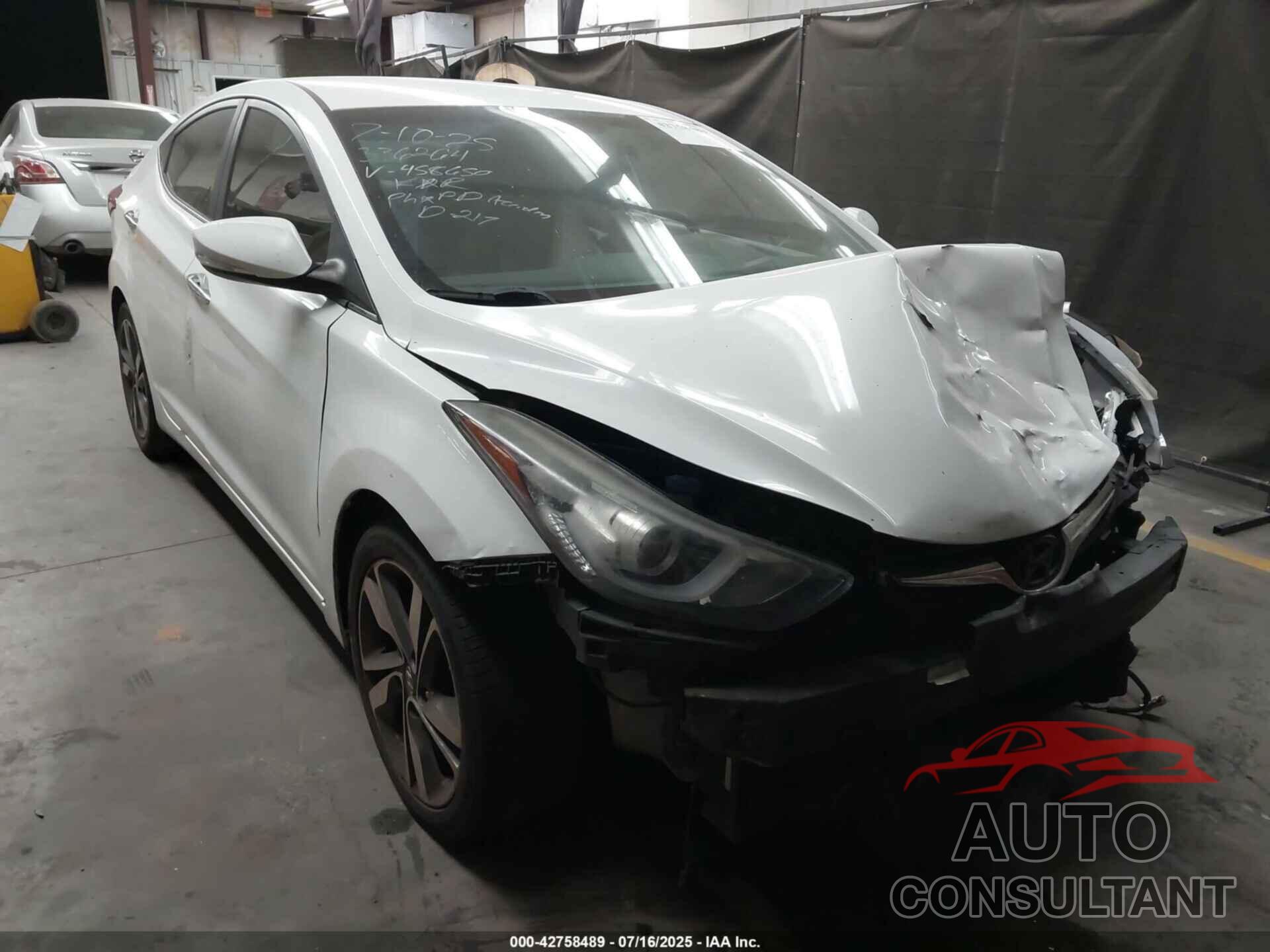 HYUNDAI ELANTRA 2014 - 5NPDH4AE6EH458650