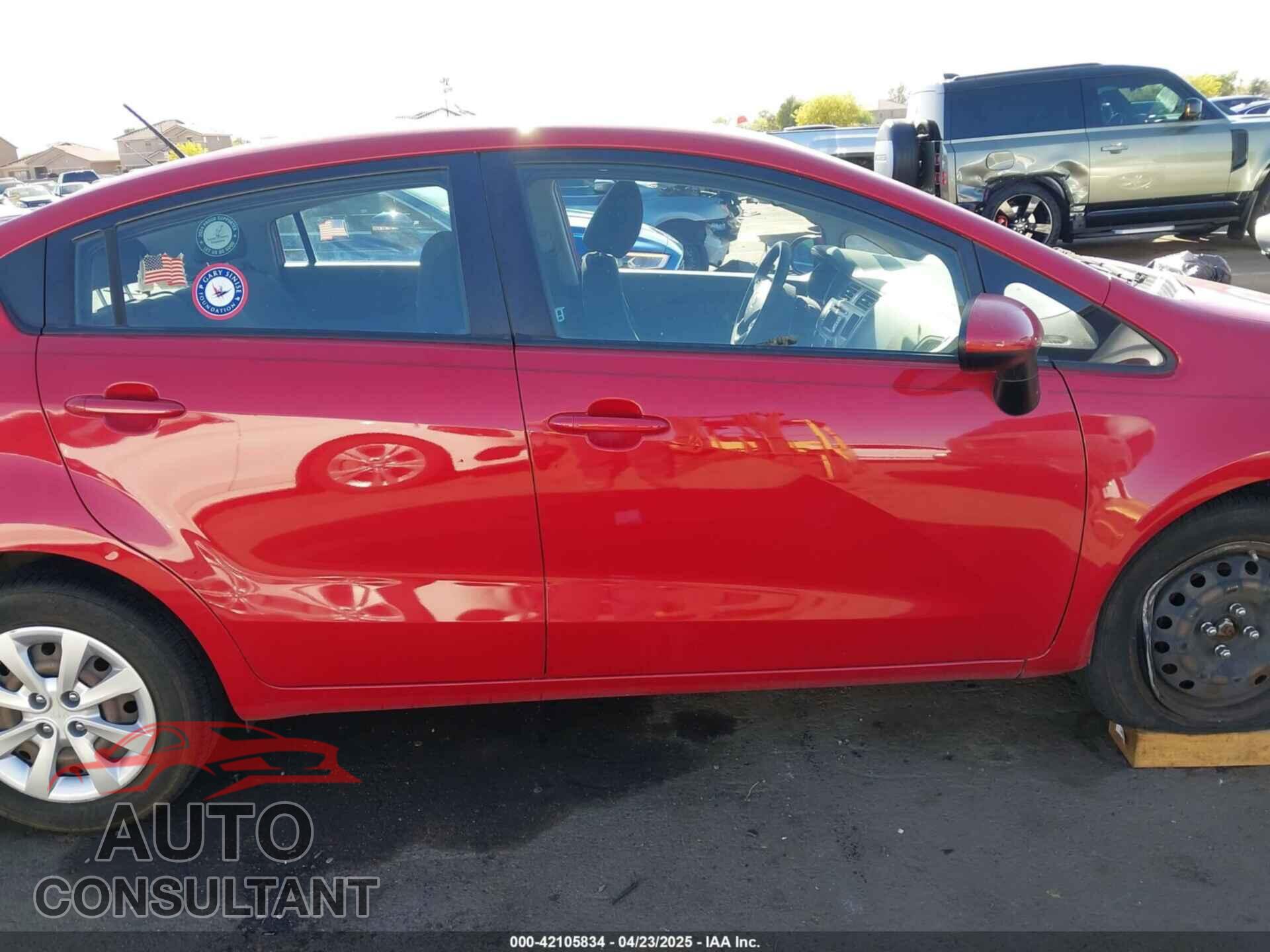 KIA RIO 2013 - KNADN4A36D6194939