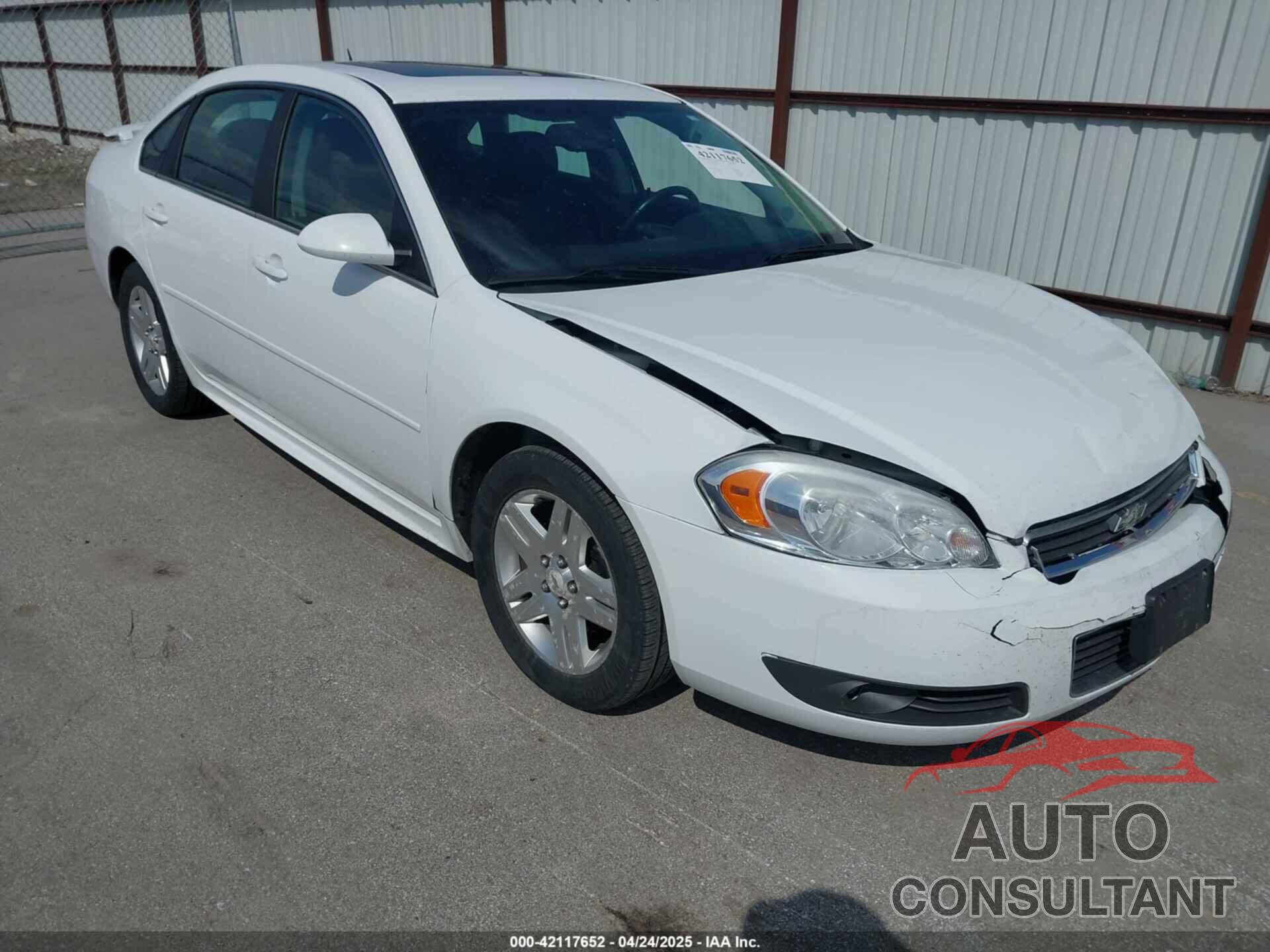CHEVROLET IMPALA 2011 - 2G1WG5EKXB1286498