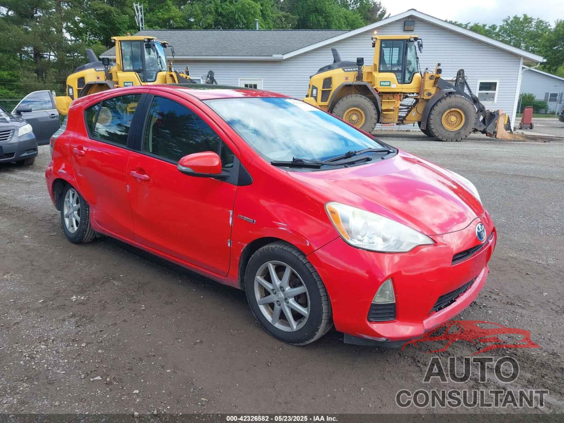 TOYOTA PRIUS C 2012 - JTDKDTB37C1031430