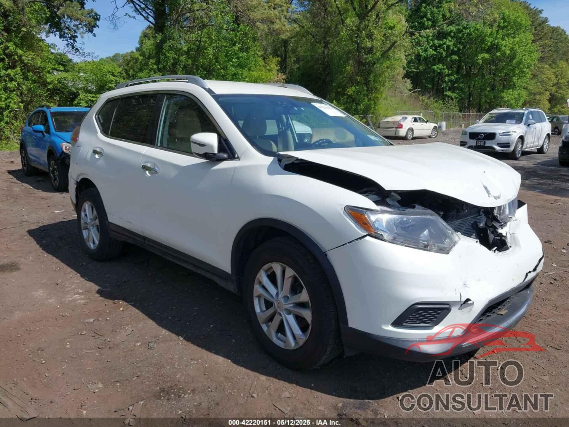 NISSAN ROGUE 2016 - KNMAT2MV5GP703317