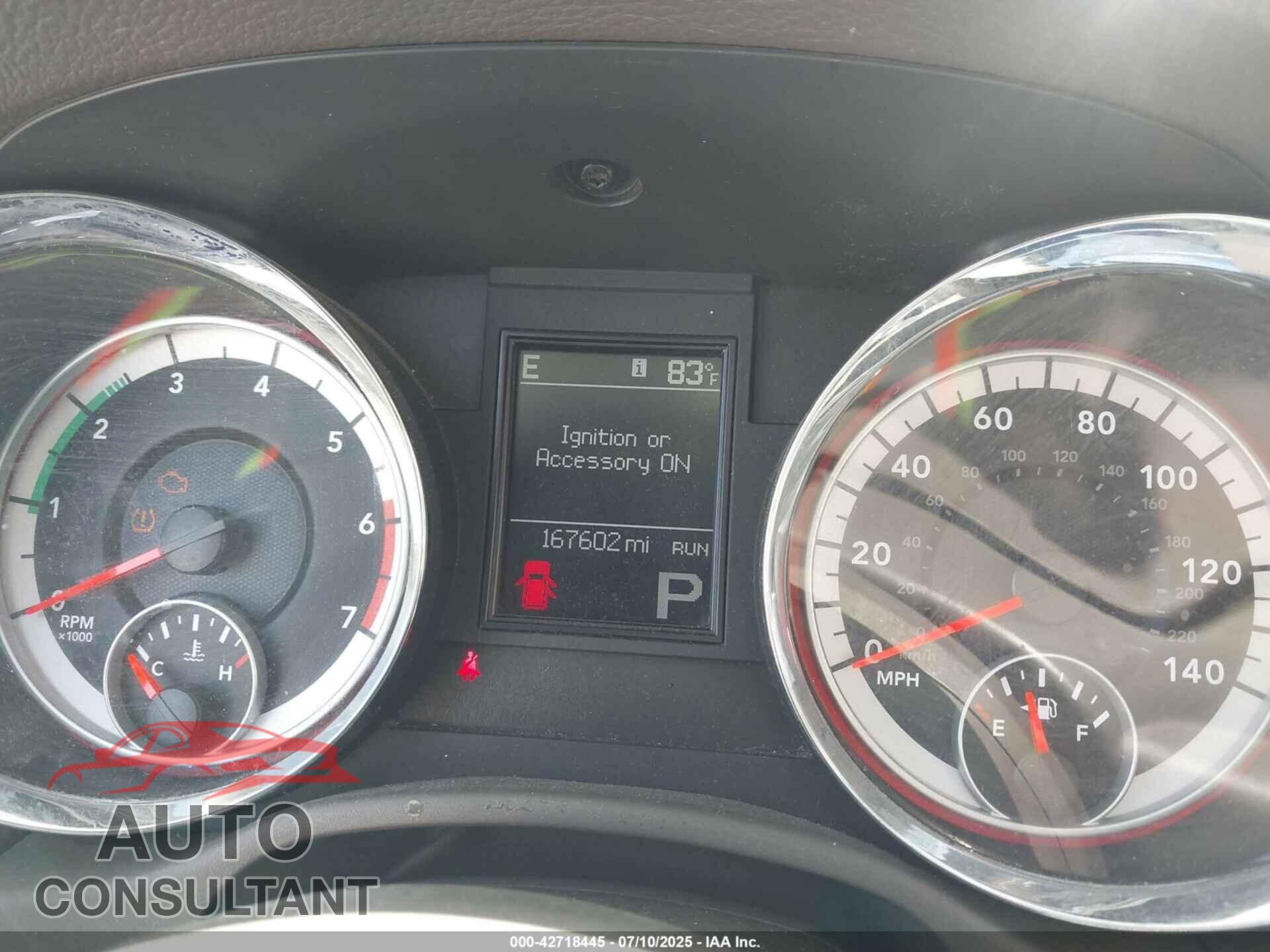 DODGE DURANGO 2011 - 1D4SD4GT2BC638064