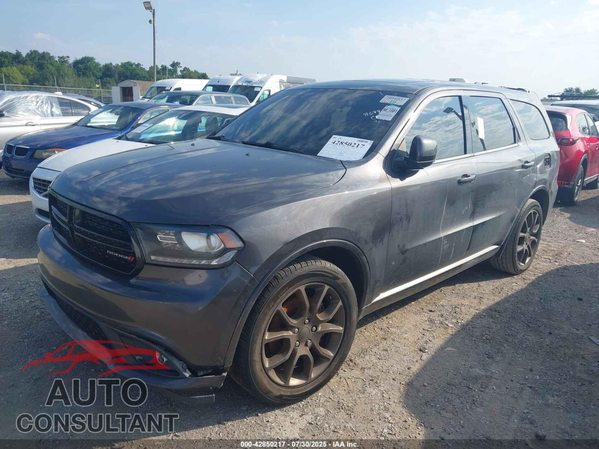DODGE DURANGO 2017 - 1C4SDJCT0HC839939