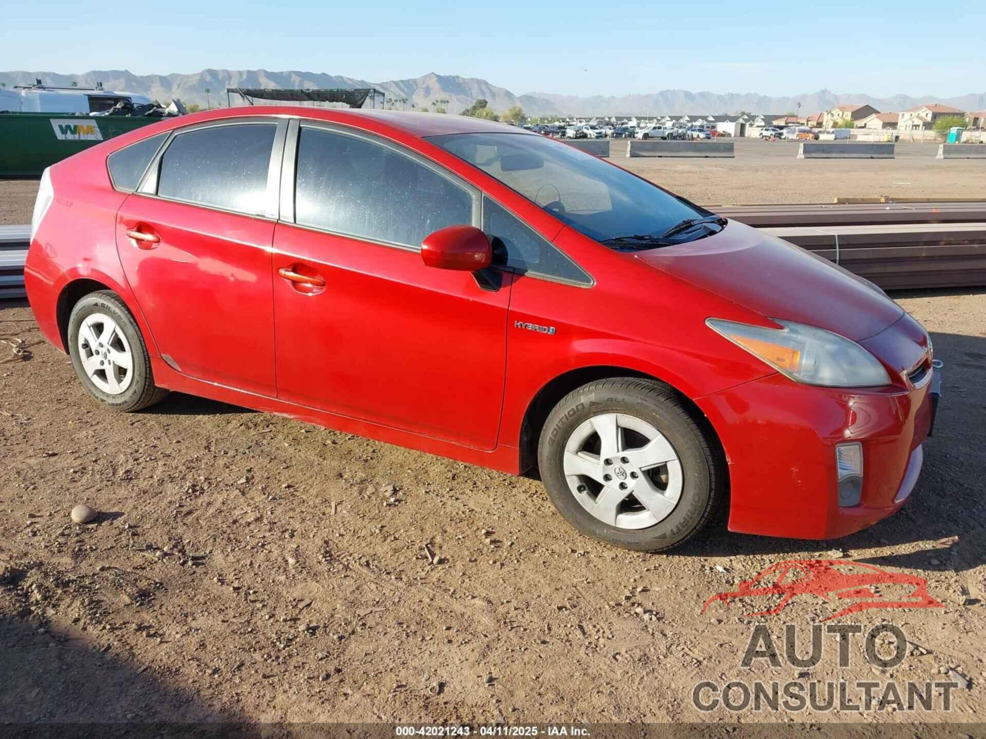 TOYOTA PRIUS 2010 - JTDKN3DU4A0097116
