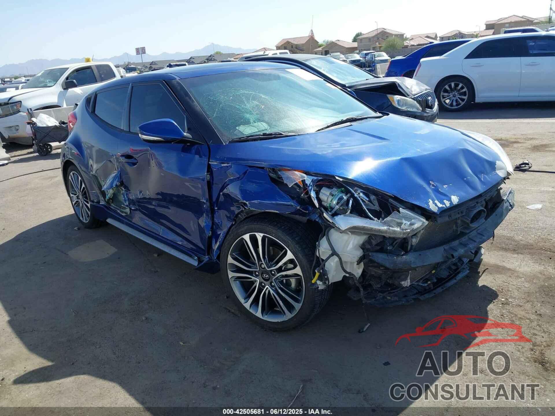 HYUNDAI VELOSTER 2017 - KMHTC6AE8HU313217