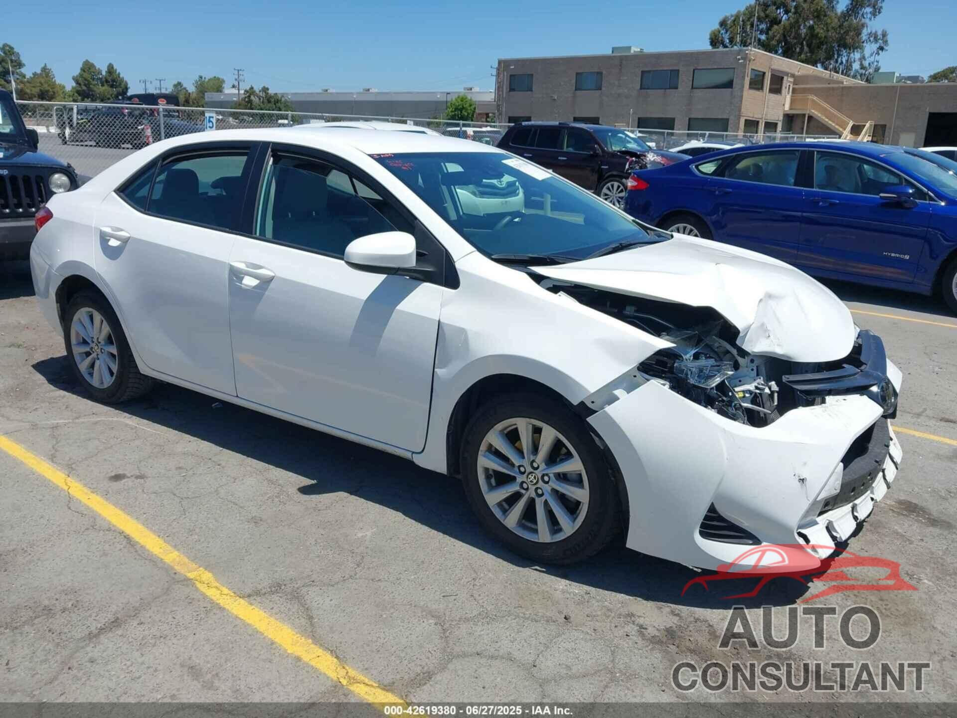 TOYOTA COROLLA 2019 - 2T1BURHE0KC176508