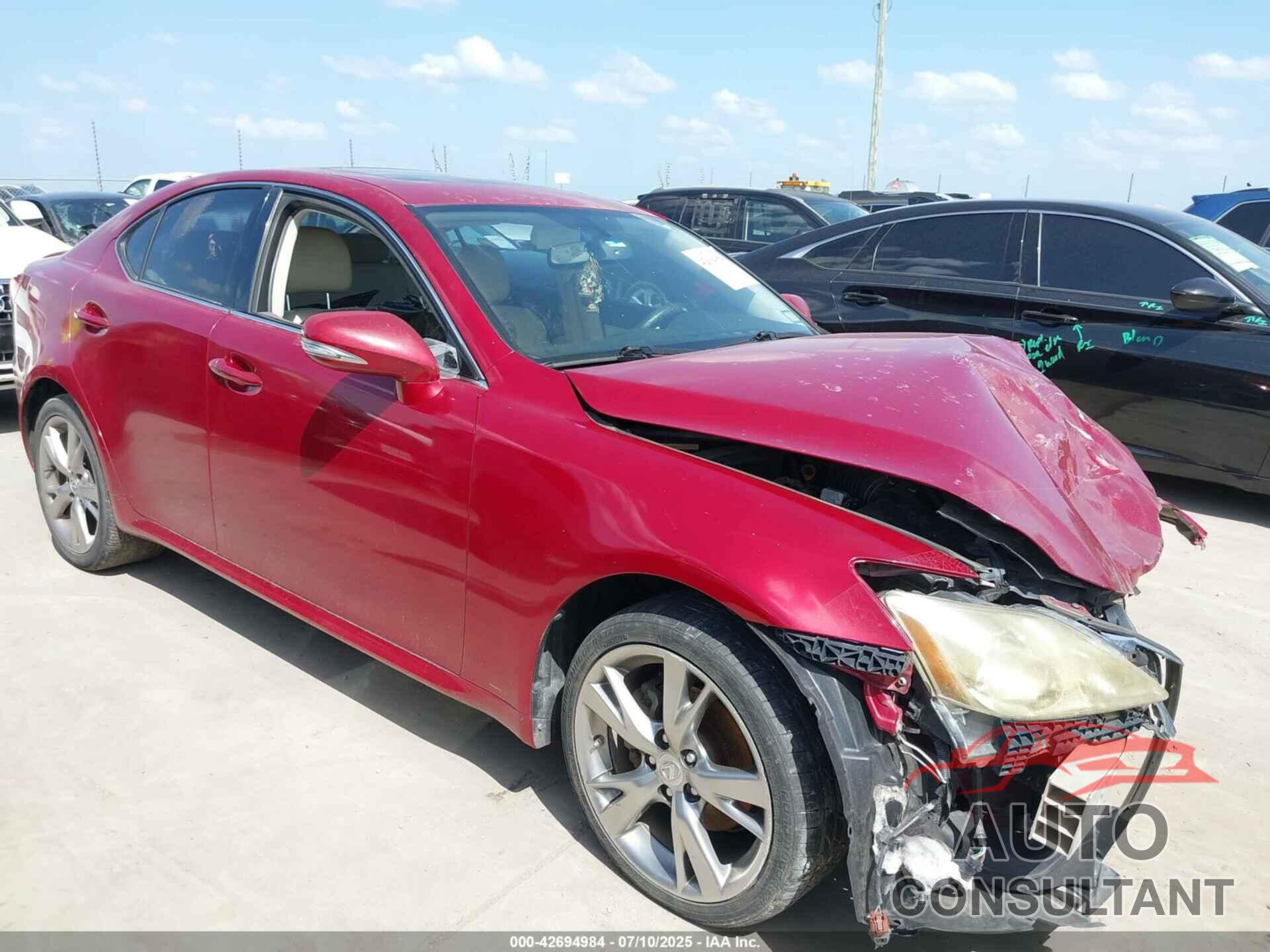 LEXUS IS 250 2010 - JTHBF5C22A5114229