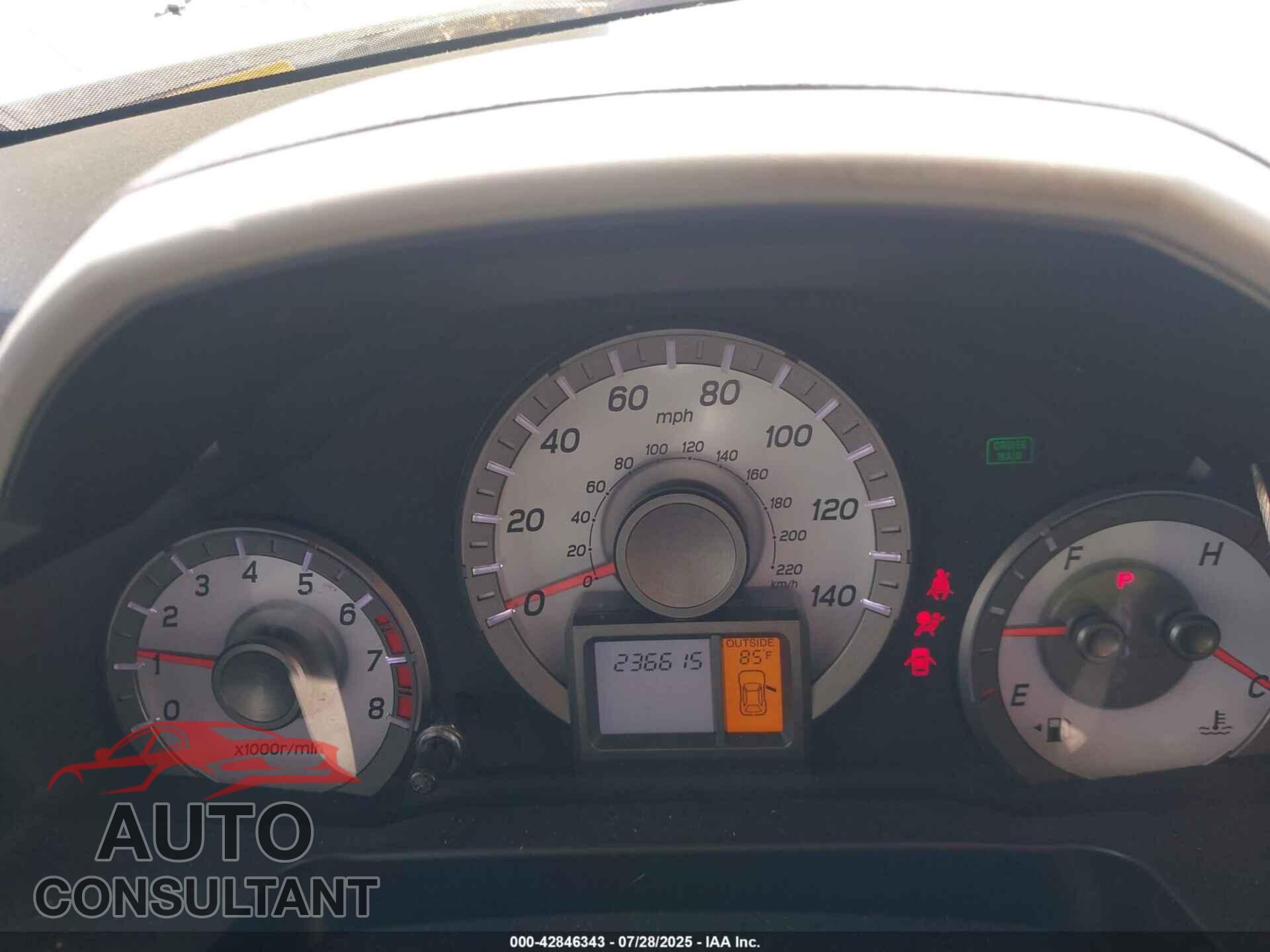 HONDA PILOT 2012 - 5FNYF3H53CB003242